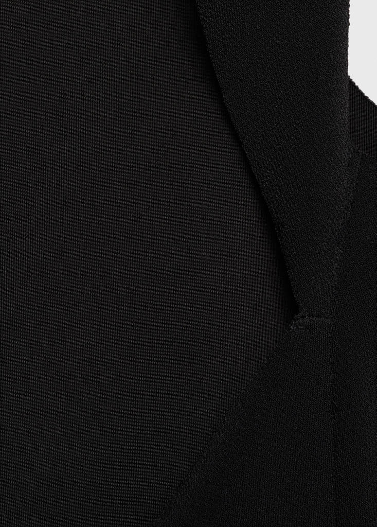 Open-back top — Black