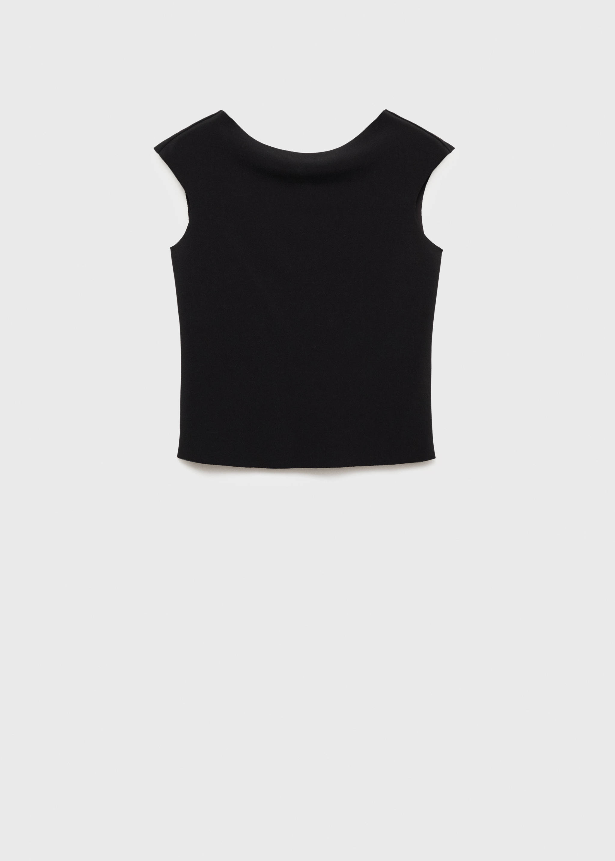 Open-back top - Article without model