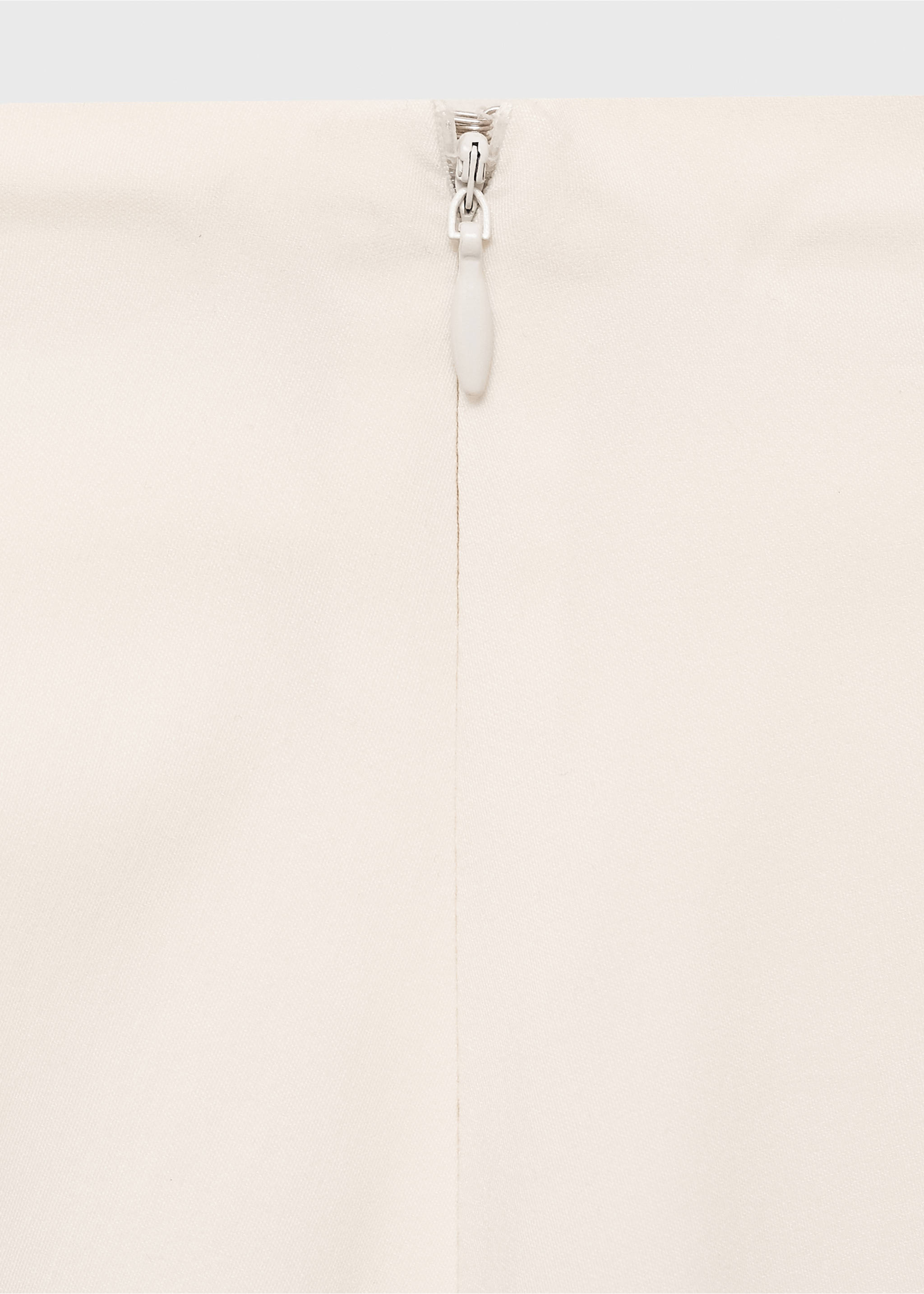 Long balloon skirt - Details of the article 0, Ecru. Ref: 17081236-00.