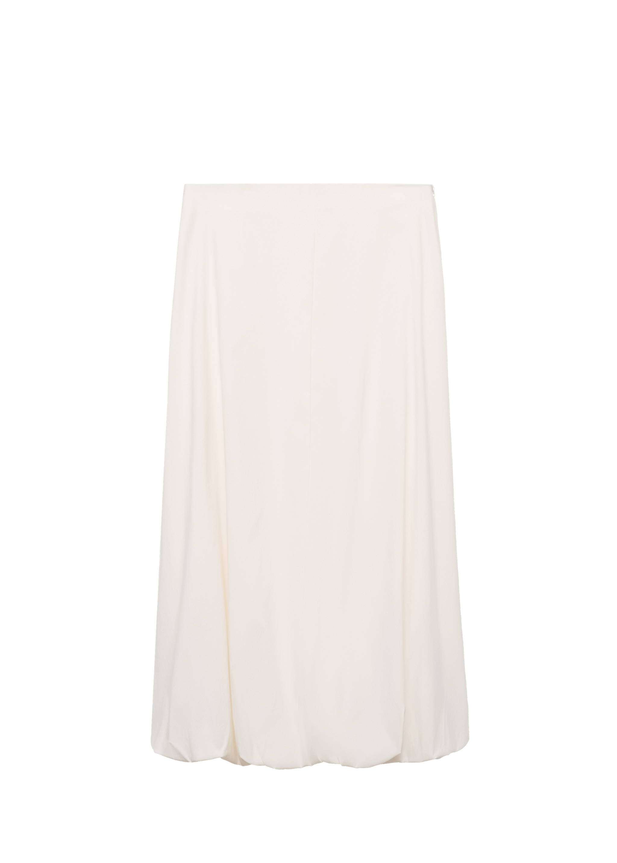 Long balloon skirt - Details of the article 7, Ecru. Ref: 17081236-00.