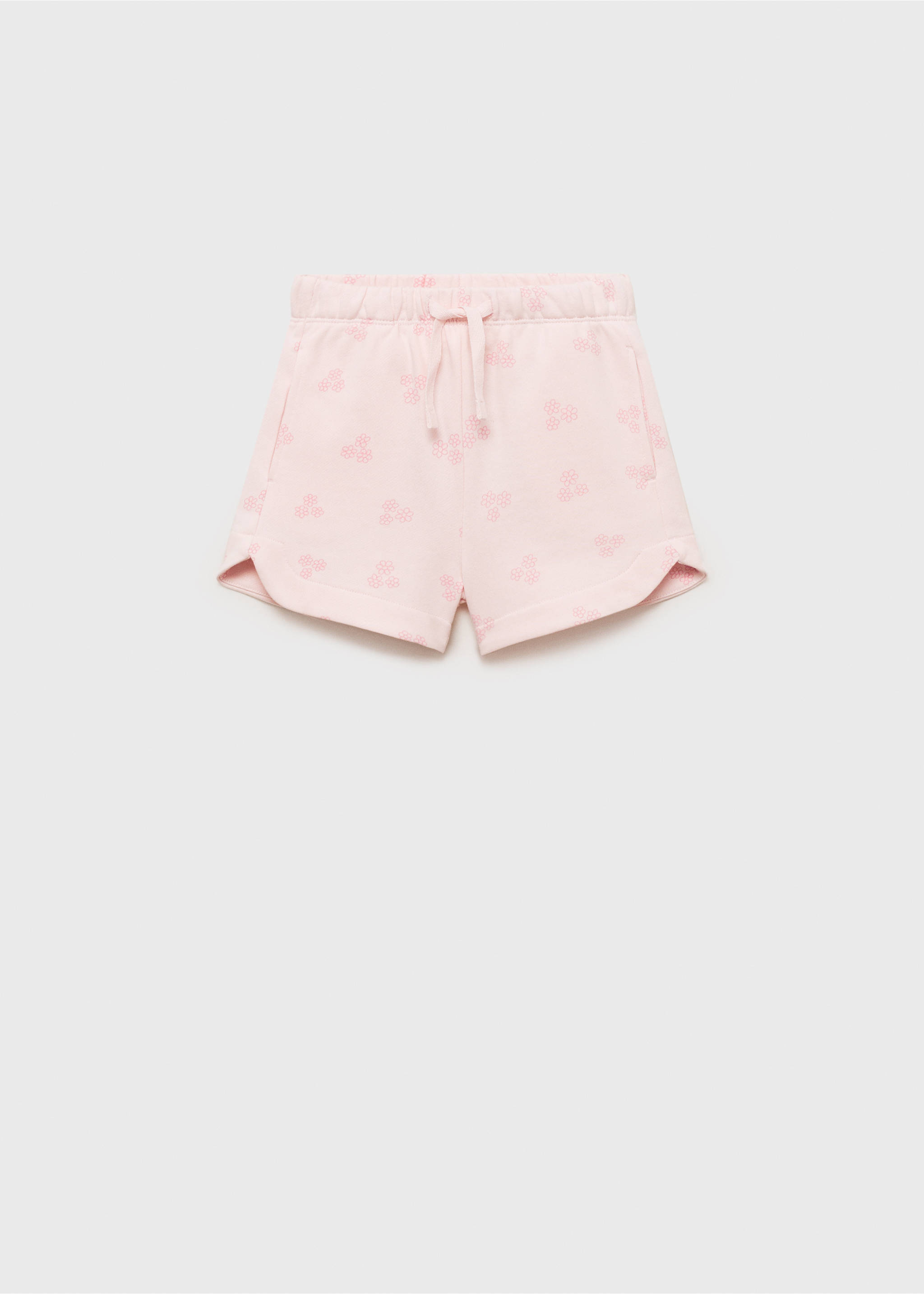 Printed cotton shorts - Article without model, Pink. Ref: 17081237-00.