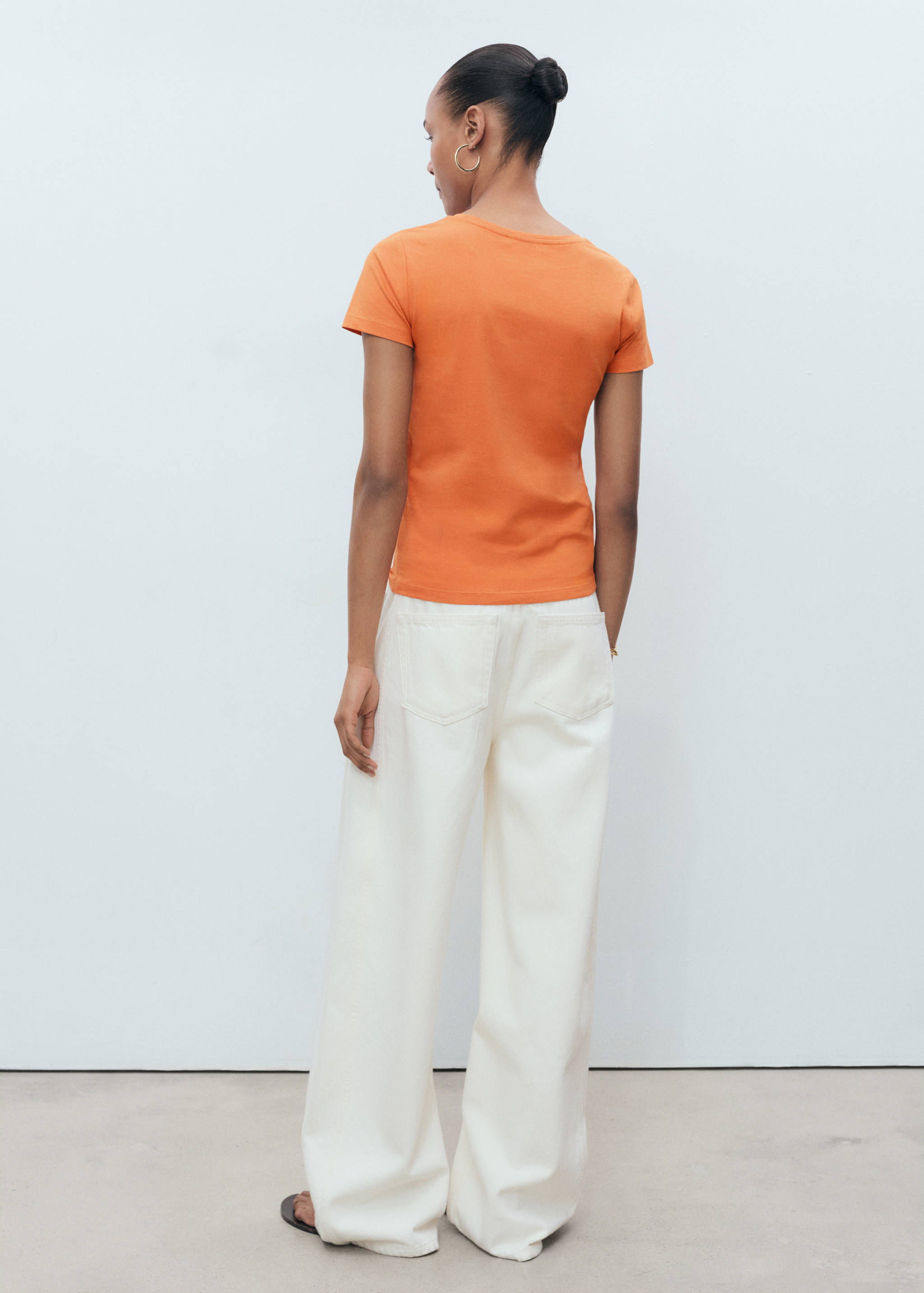 Logo cotton T-shirt - Reverse of the article