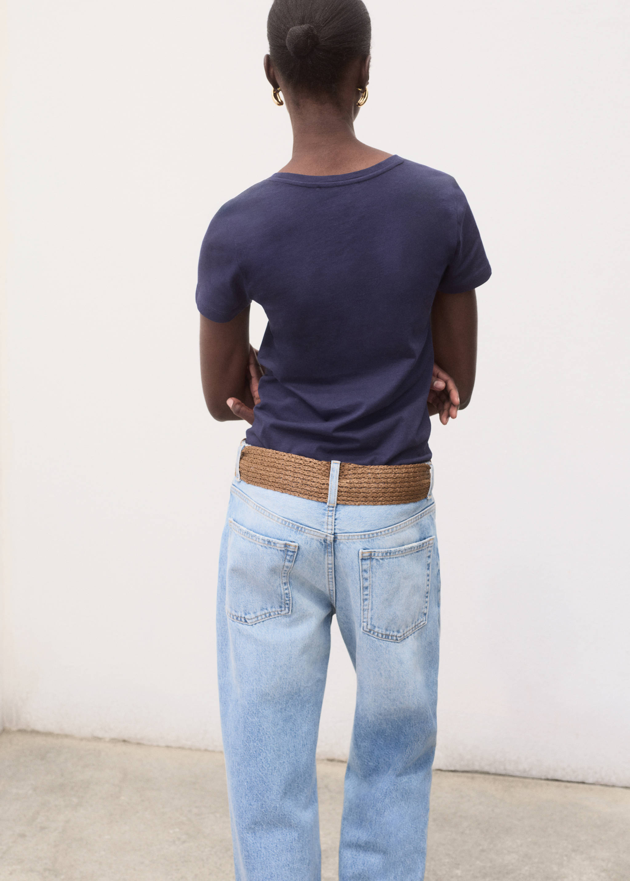 Logo cotton T-shirt - Reverse of the article