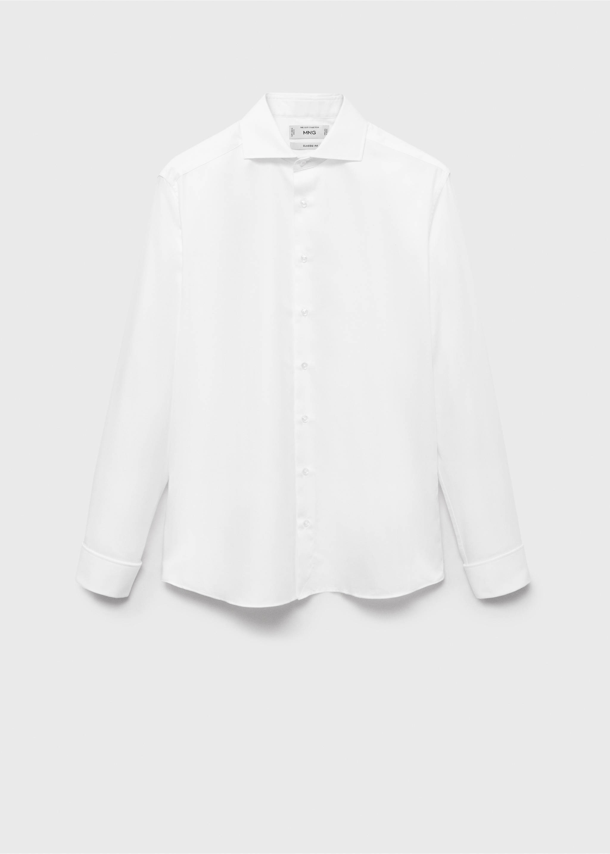 Chemise costume 100 % coton - Article sans modèle, Blanc. Ref: 17081239-00.