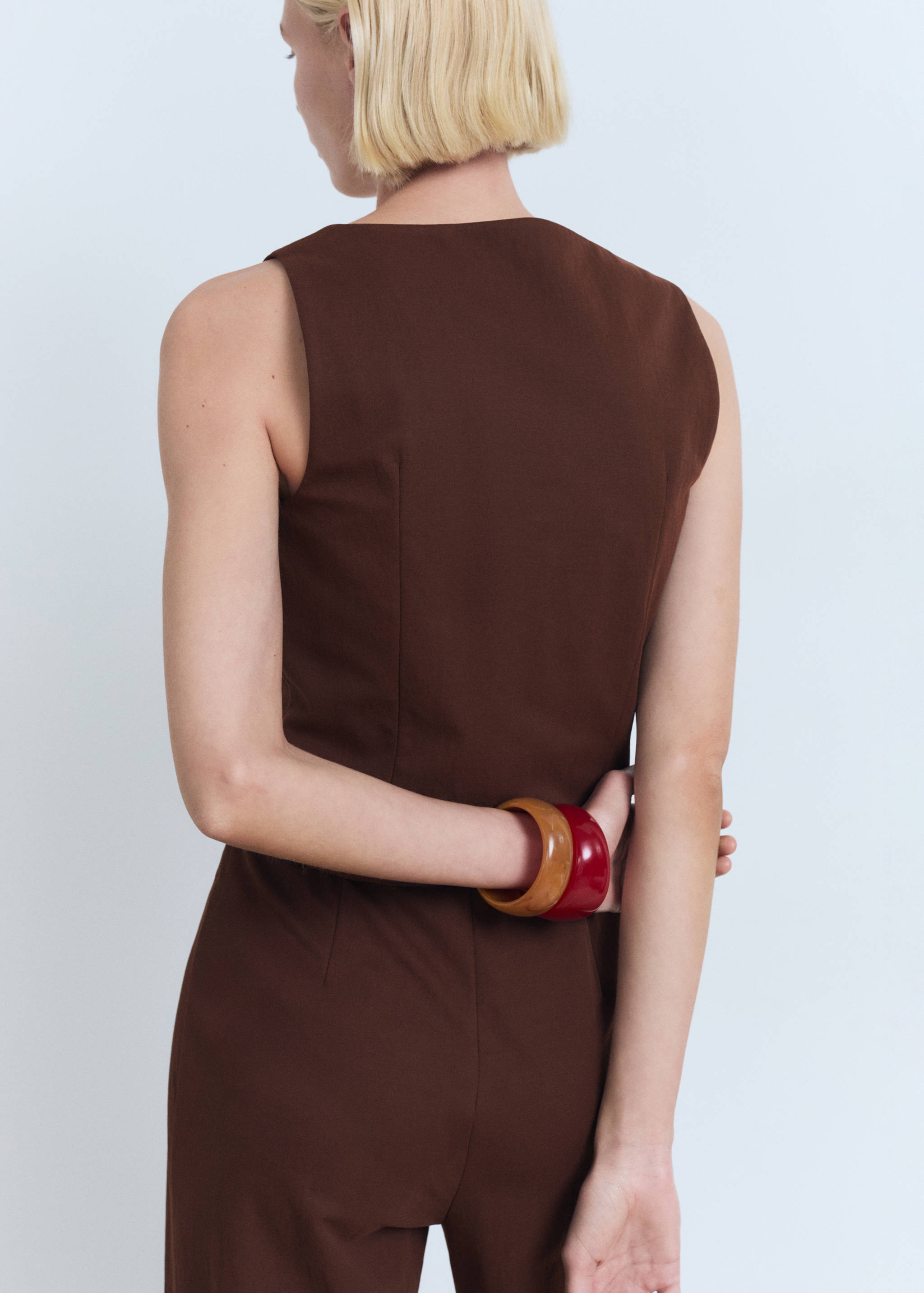 Top algodón botones - Reverso del artículo