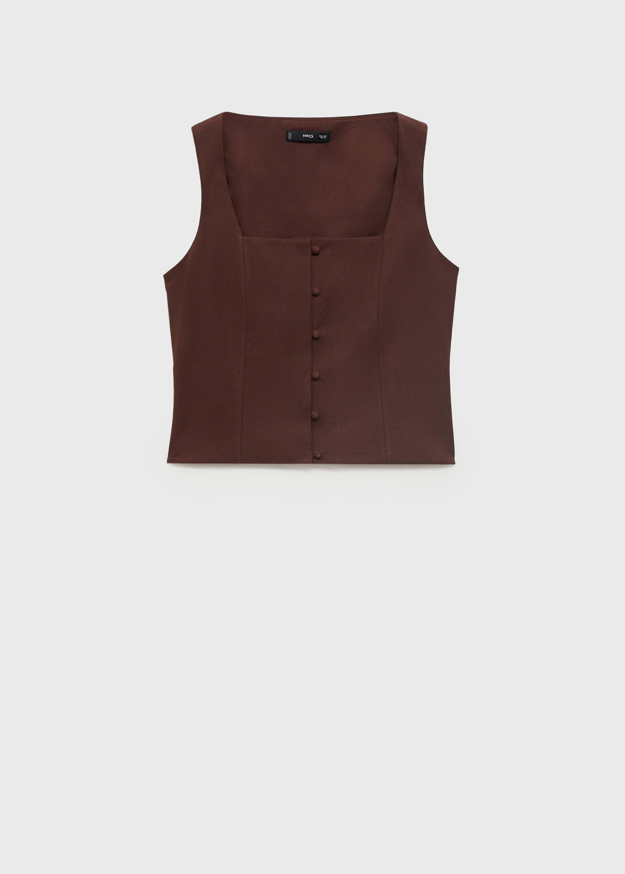 Top algodón botones - Artículo sin modelo