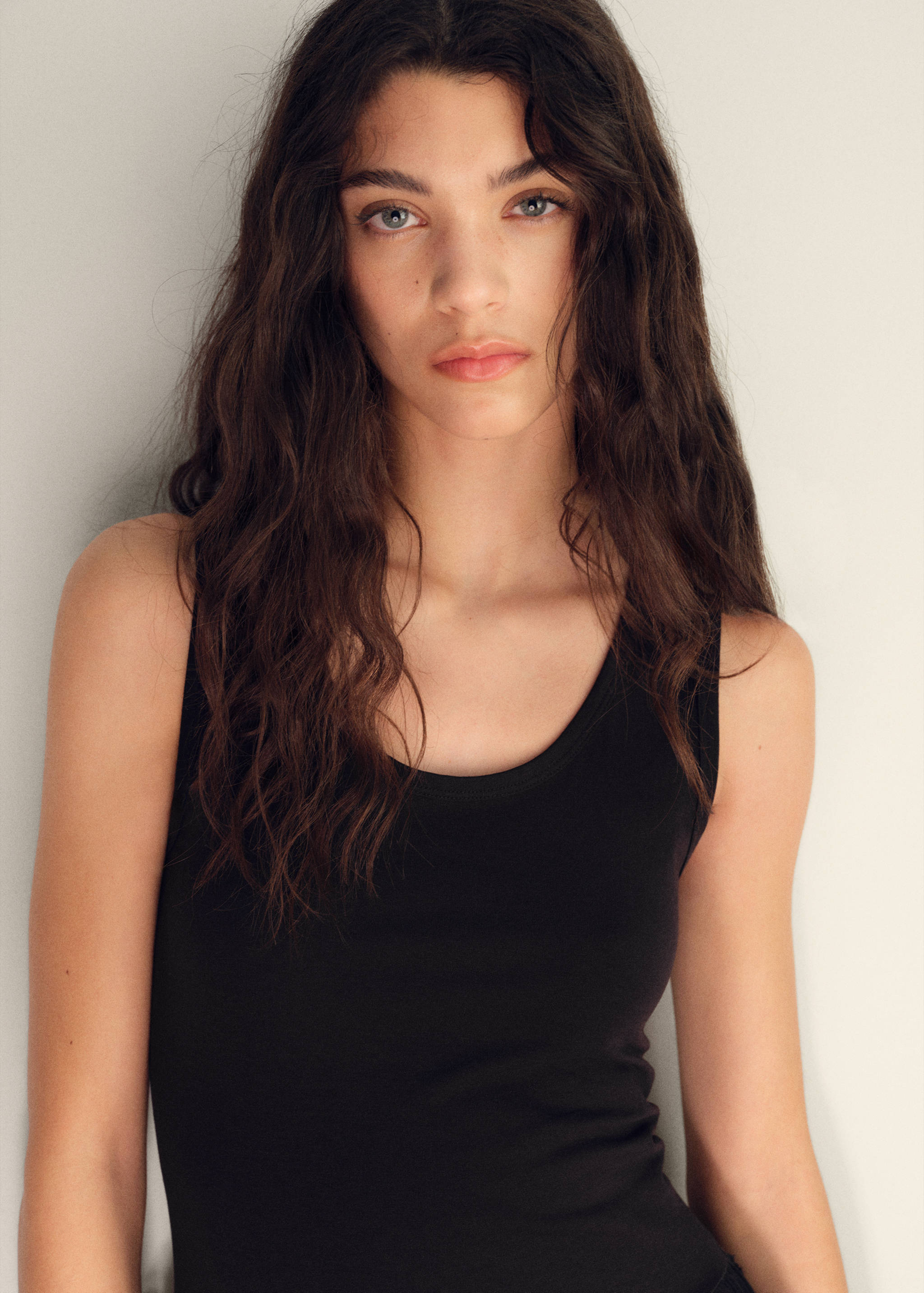 Openwork embroidered combined dress - Details of the article 2