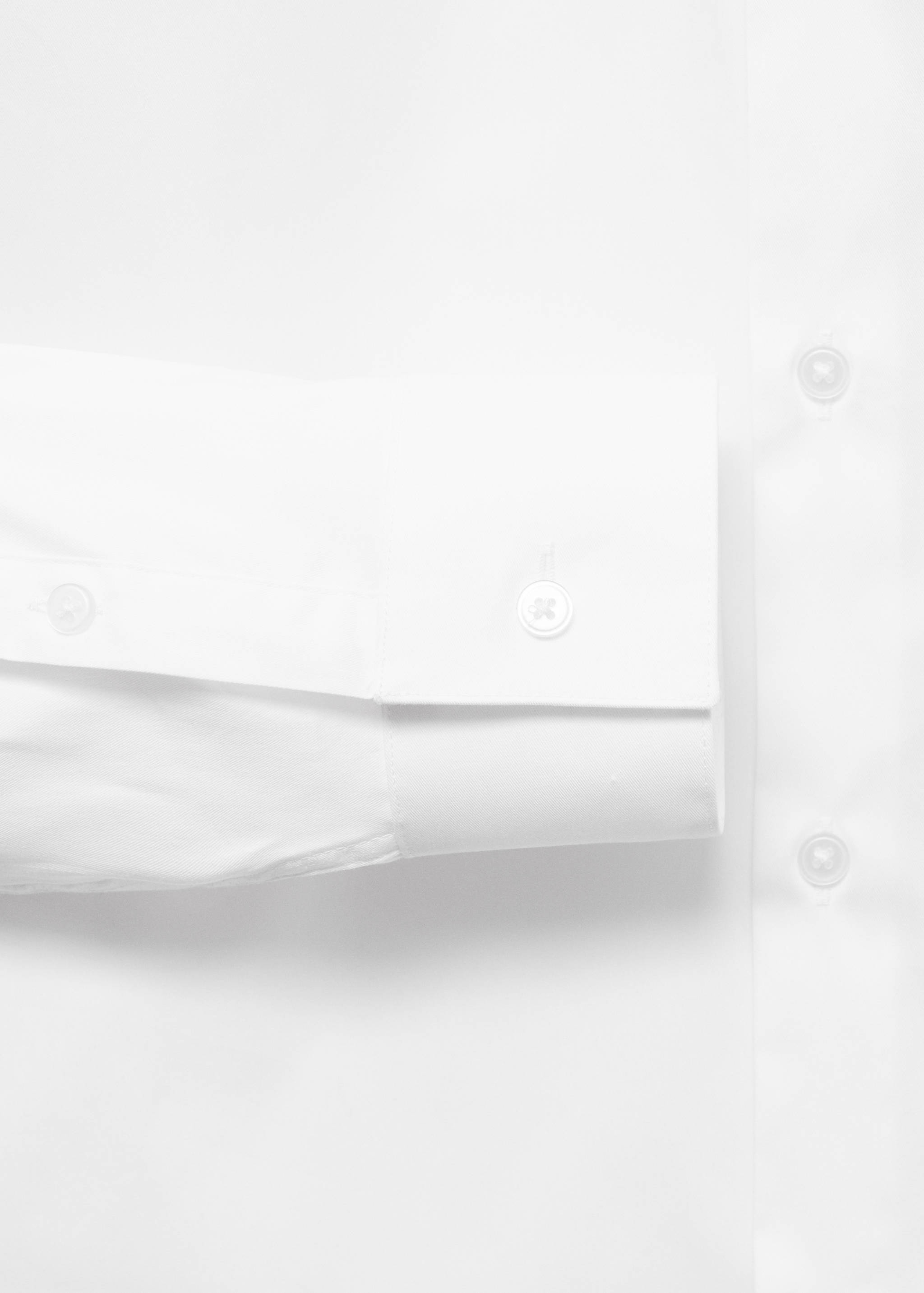 Slim fit cotton suit shirt - Details of the article 0