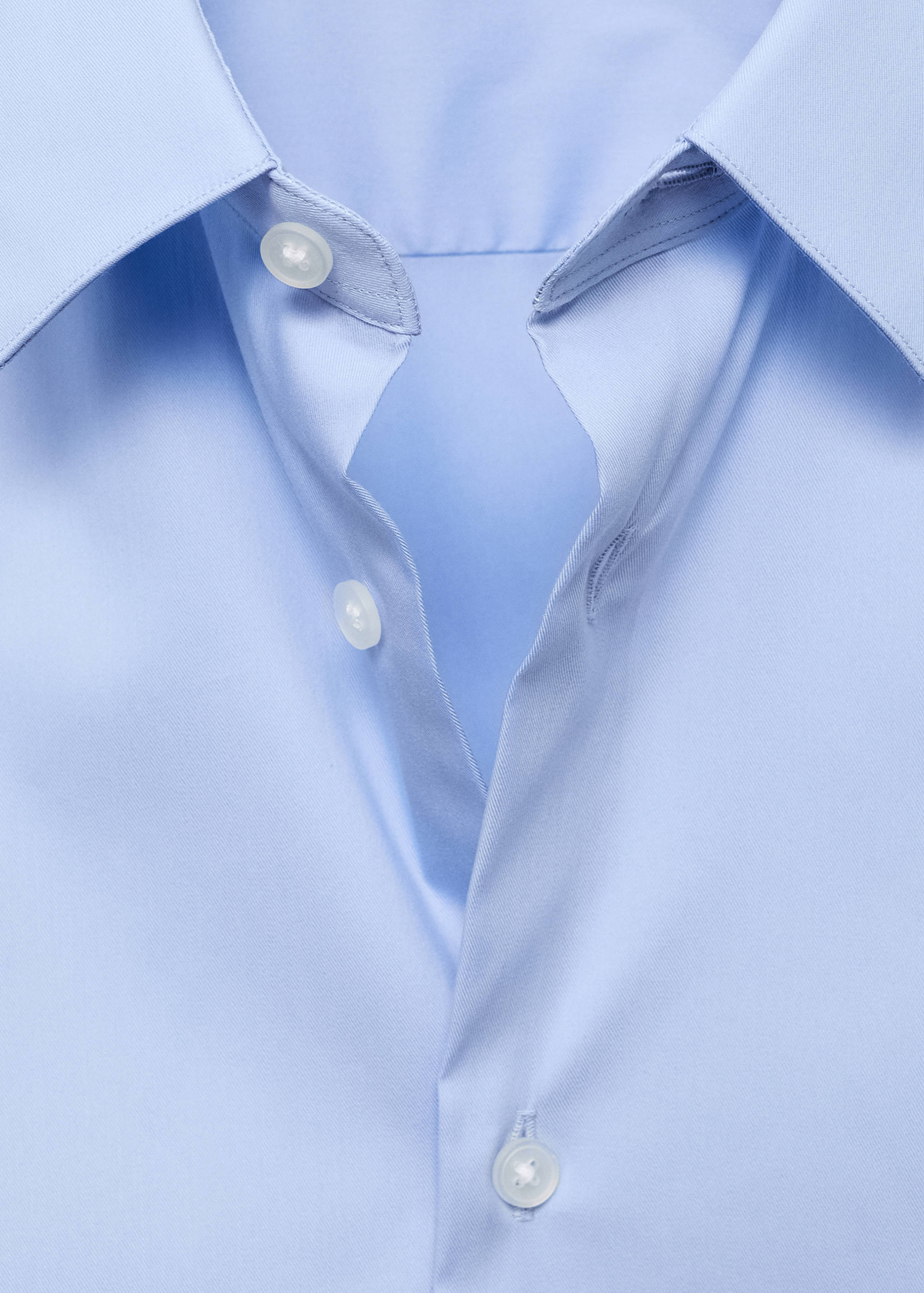 Slim fit cotton suit shirt - Details of the article 8