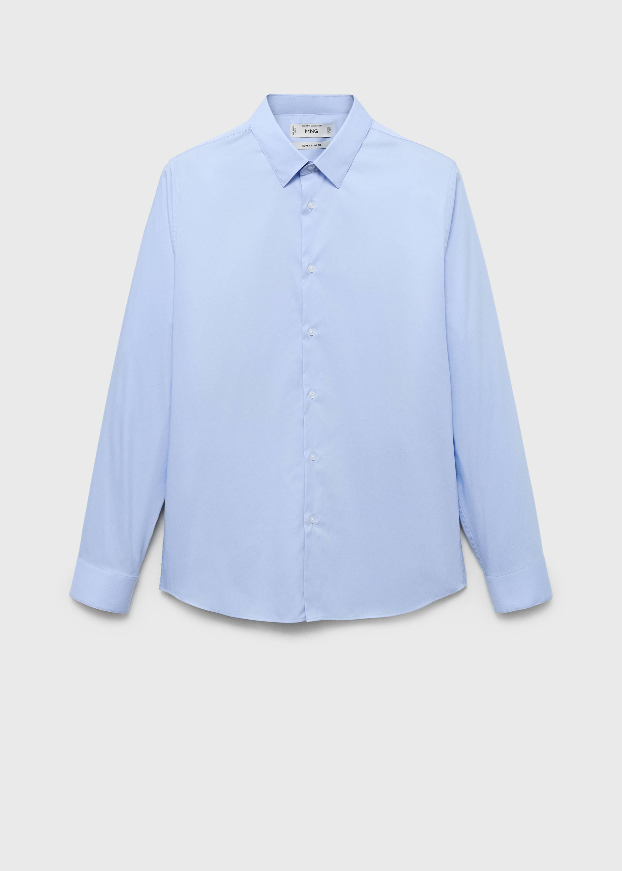 Slim fit cotton suit shirt - Article without model