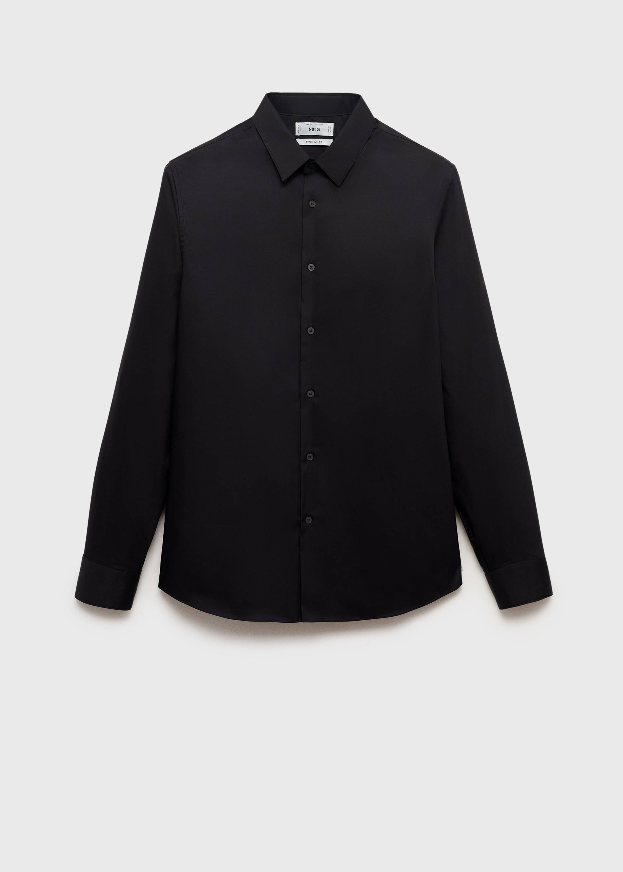 Slim fit cotton suit shirt - Article without model