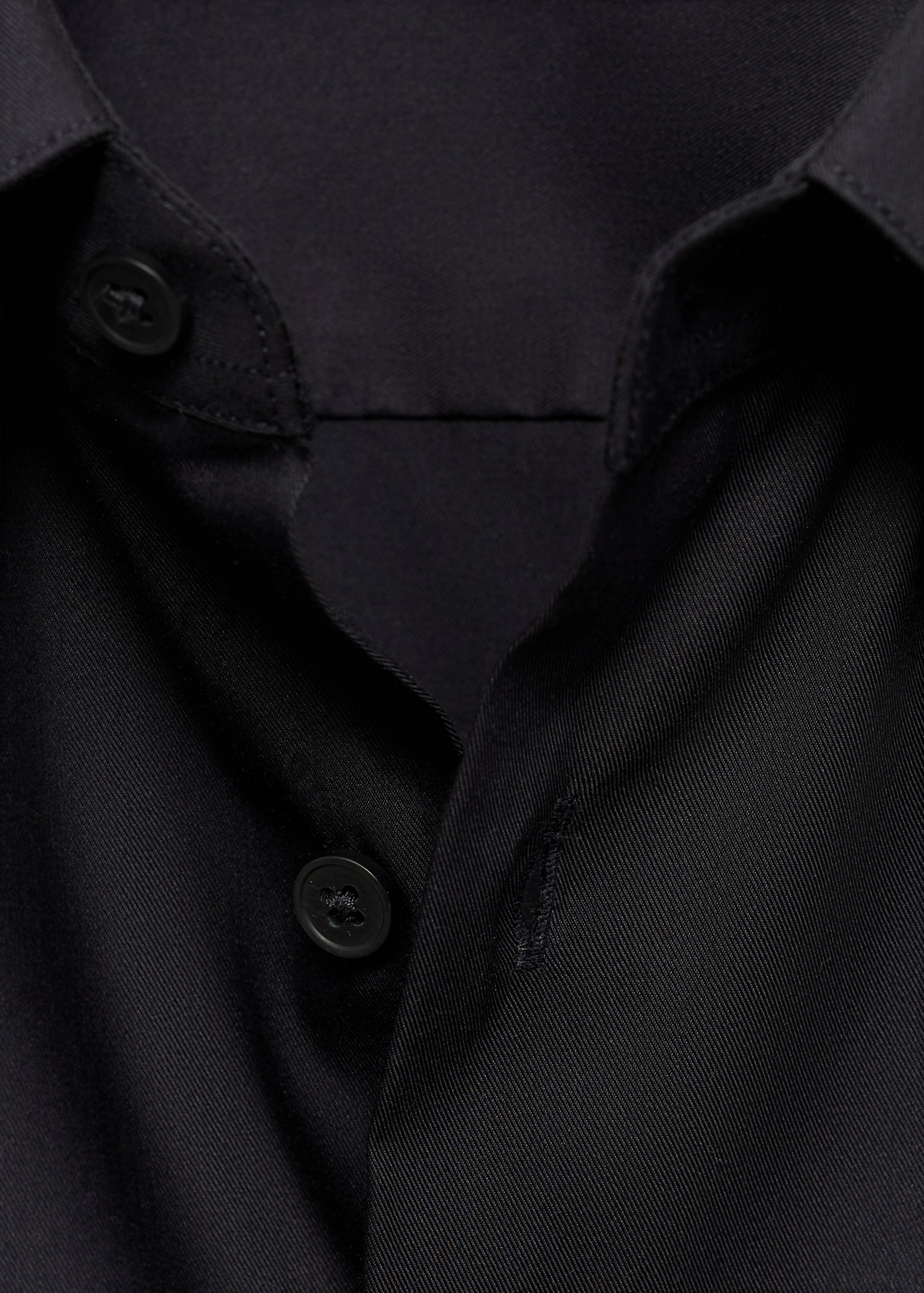Slim fit cotton suit shirt - Details of the article 8