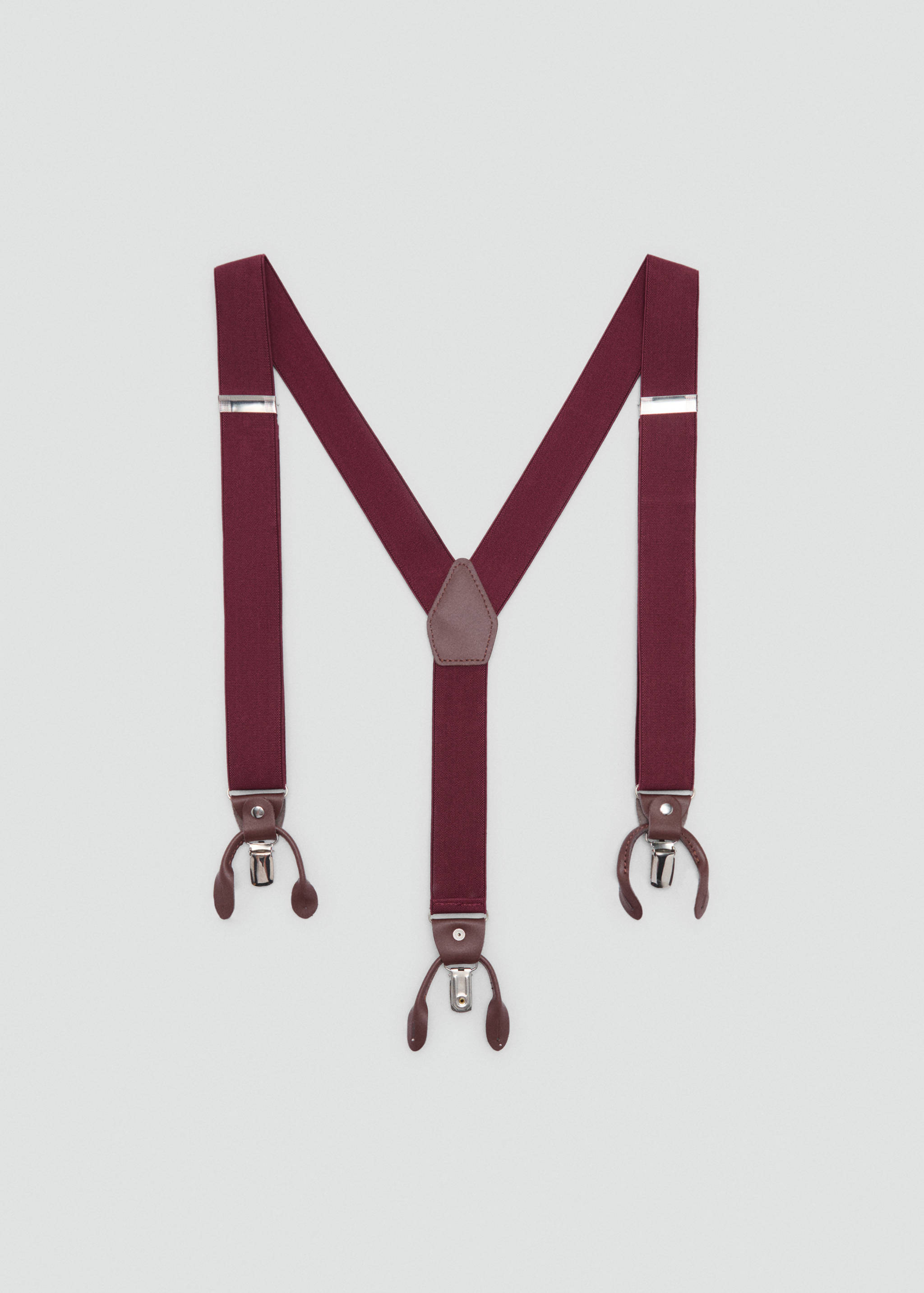 أحزمة مطاطية قابلة للتعديل بتفاصيل جلدية - منتج دون نموذج