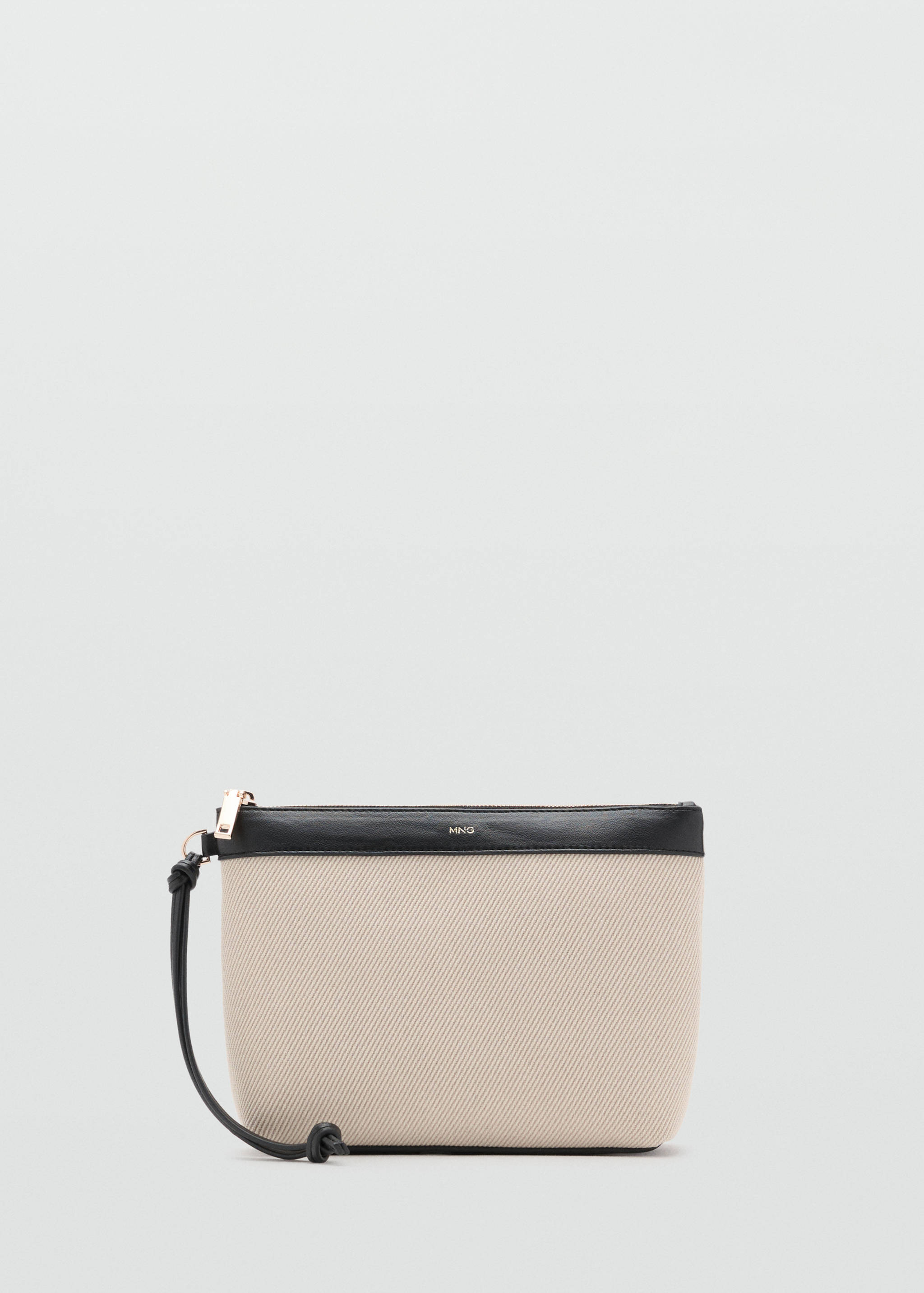 Contrasterende canvas toillettas - Artikel zonder model