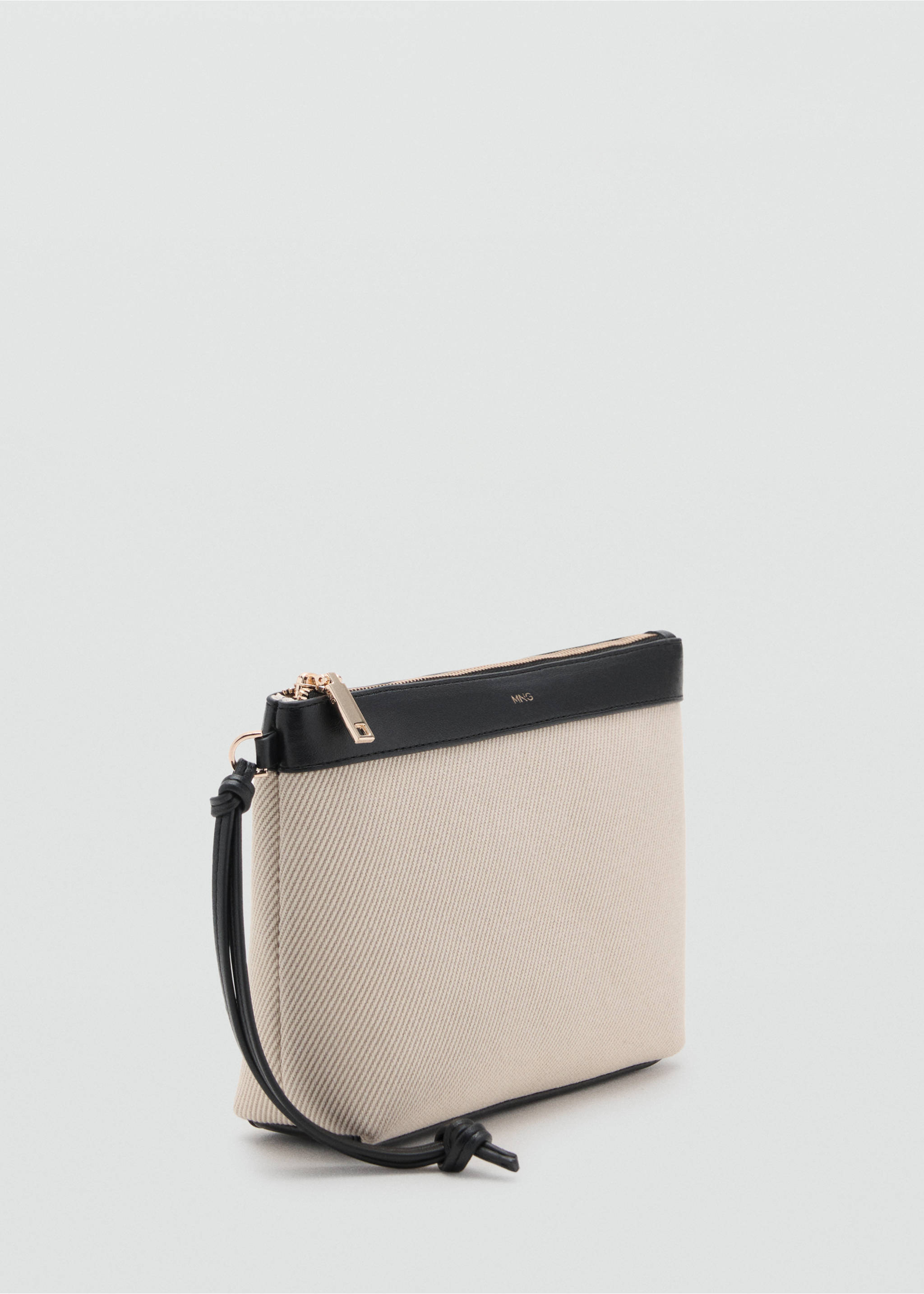 Contrast canvas toiletry bag - Medium plane, Off White. Ref: 17081245-00.