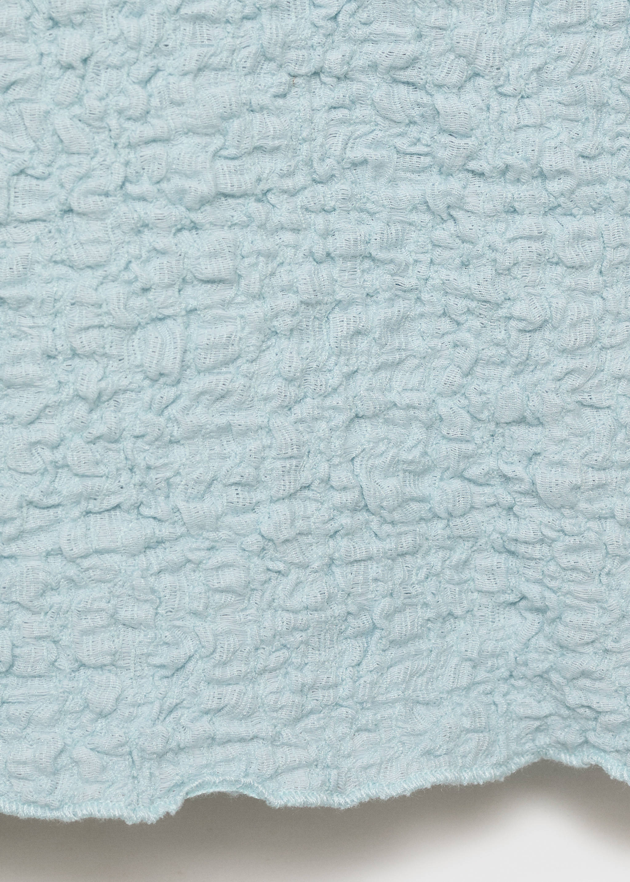 Фактурный топ со сборками - Деталь изделия 0