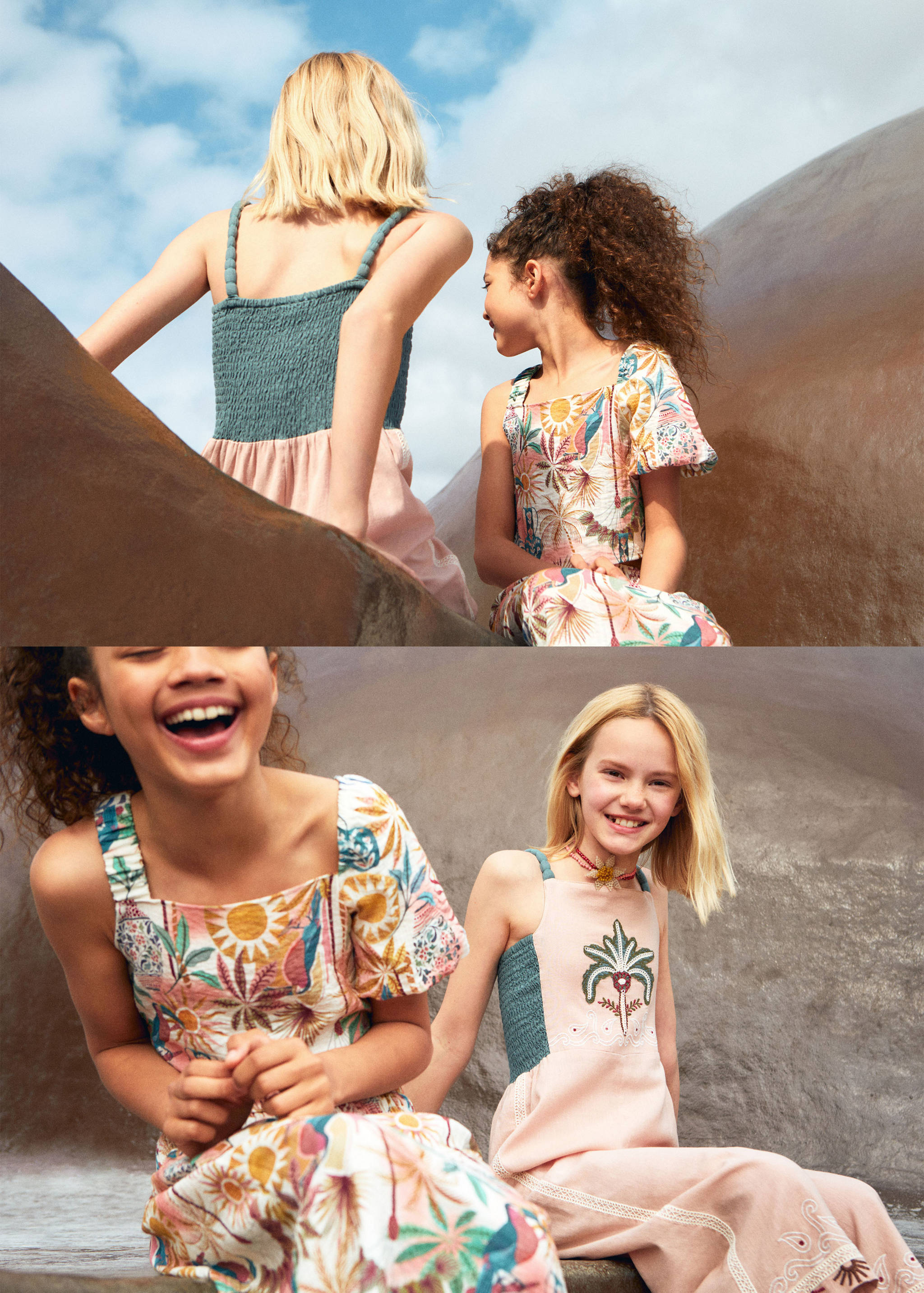 Asymmetrical printed blouse - Details of the article 7