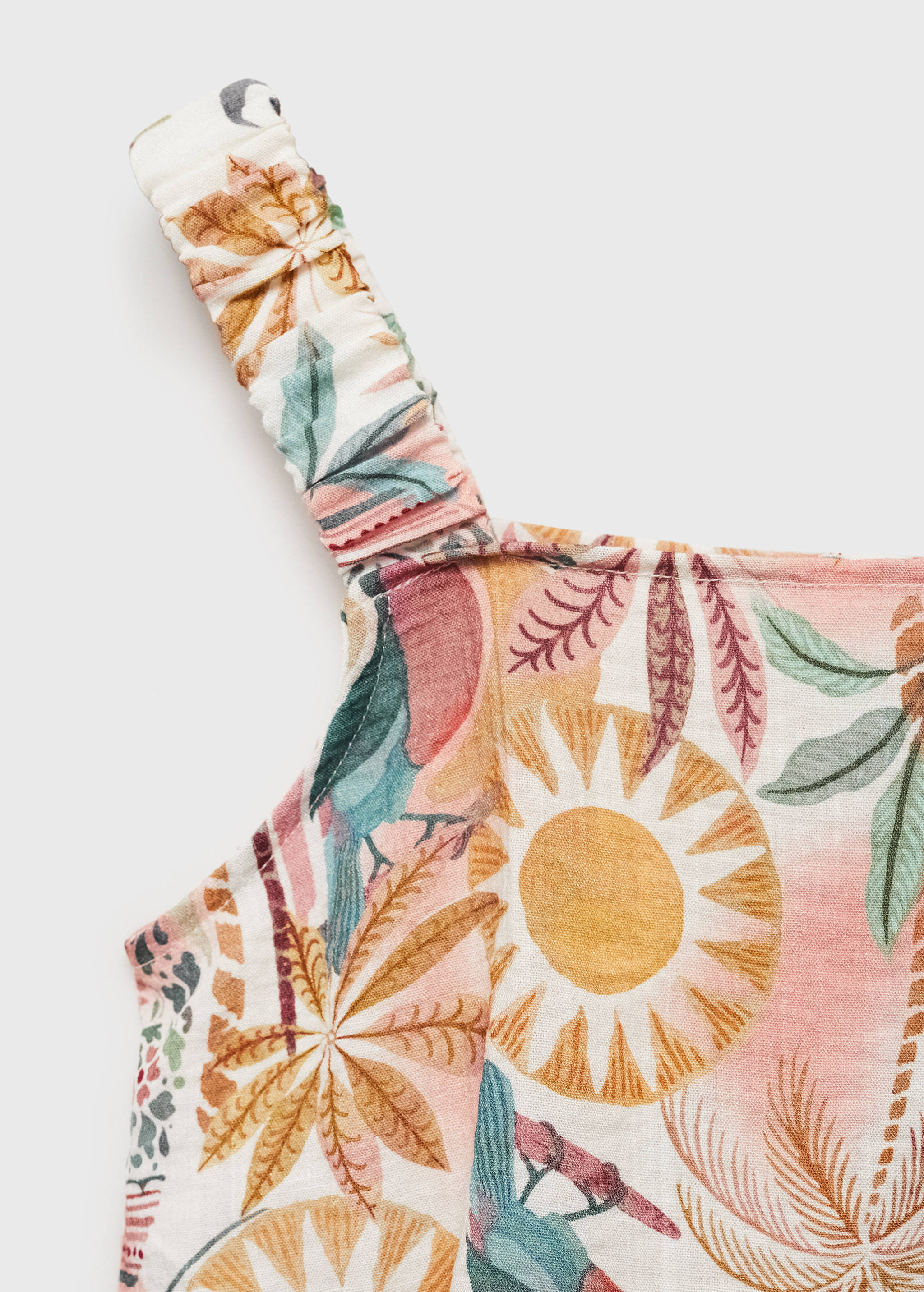 Asymmetrical printed blouse - Details of the article 8