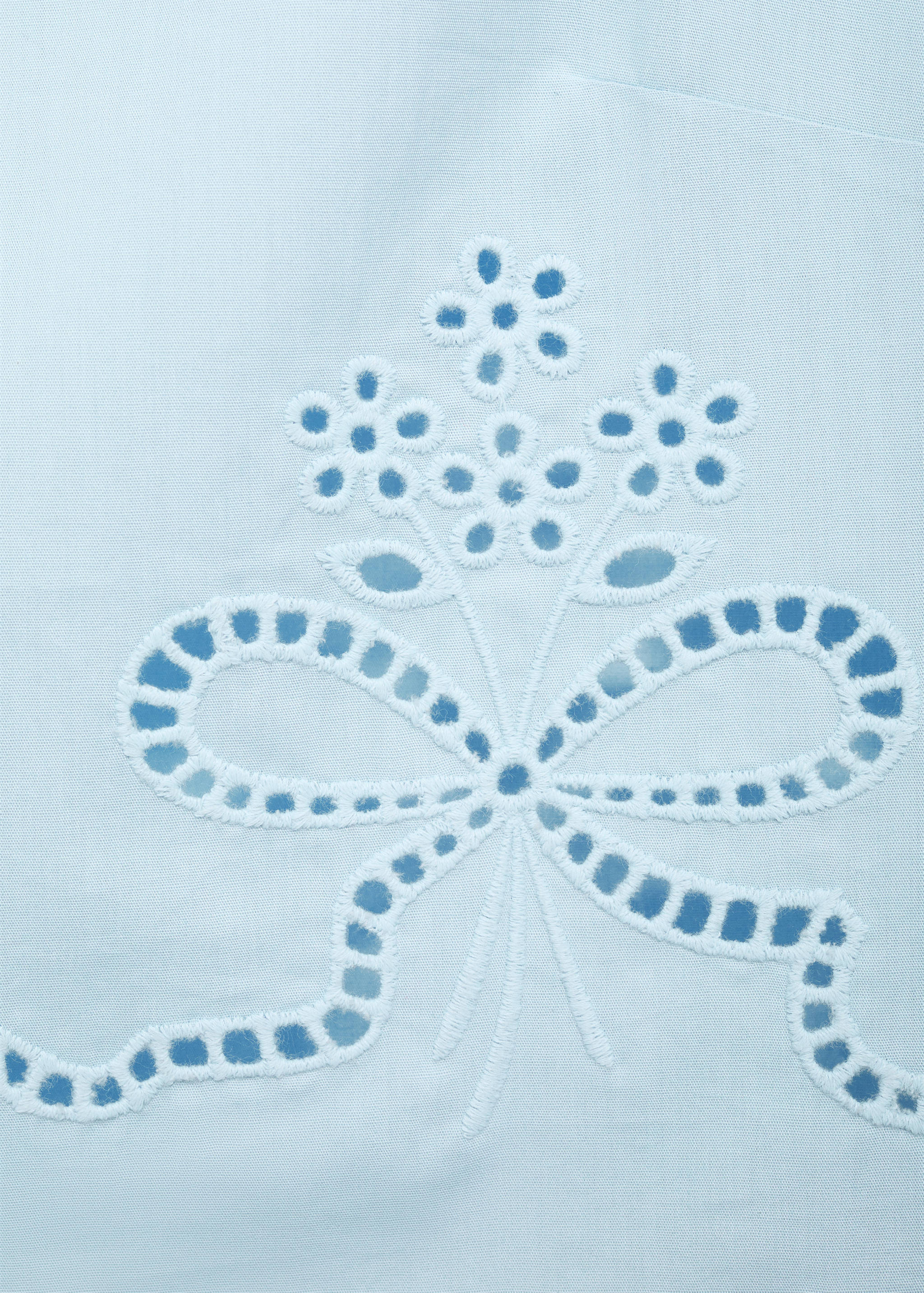 Embroidered crop top - Details of the article 8