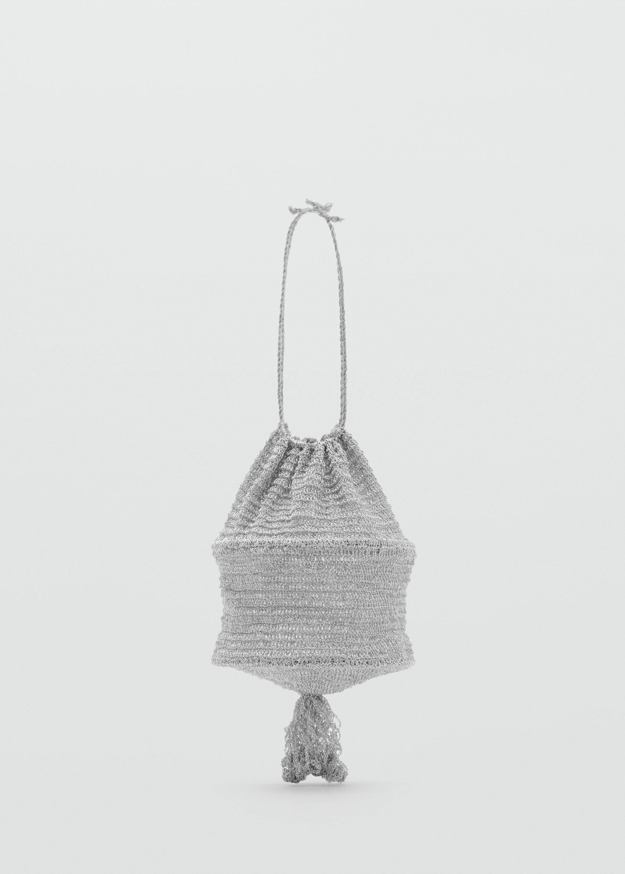 Lurex-Bombonieretasche mit Quaste - Artikel ohne Model