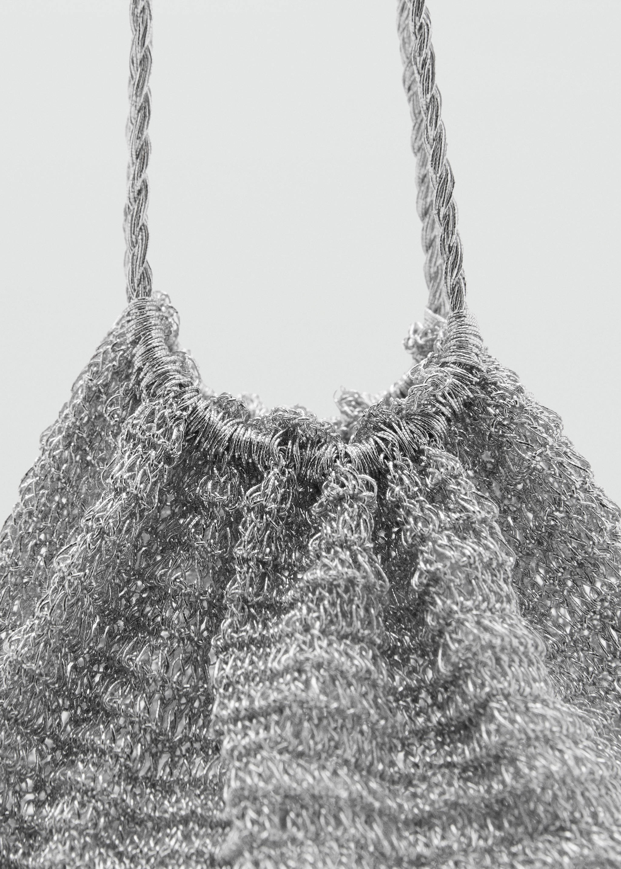 Lurex-Bombonieretasche mit Quaste - Detail des Artikels 1