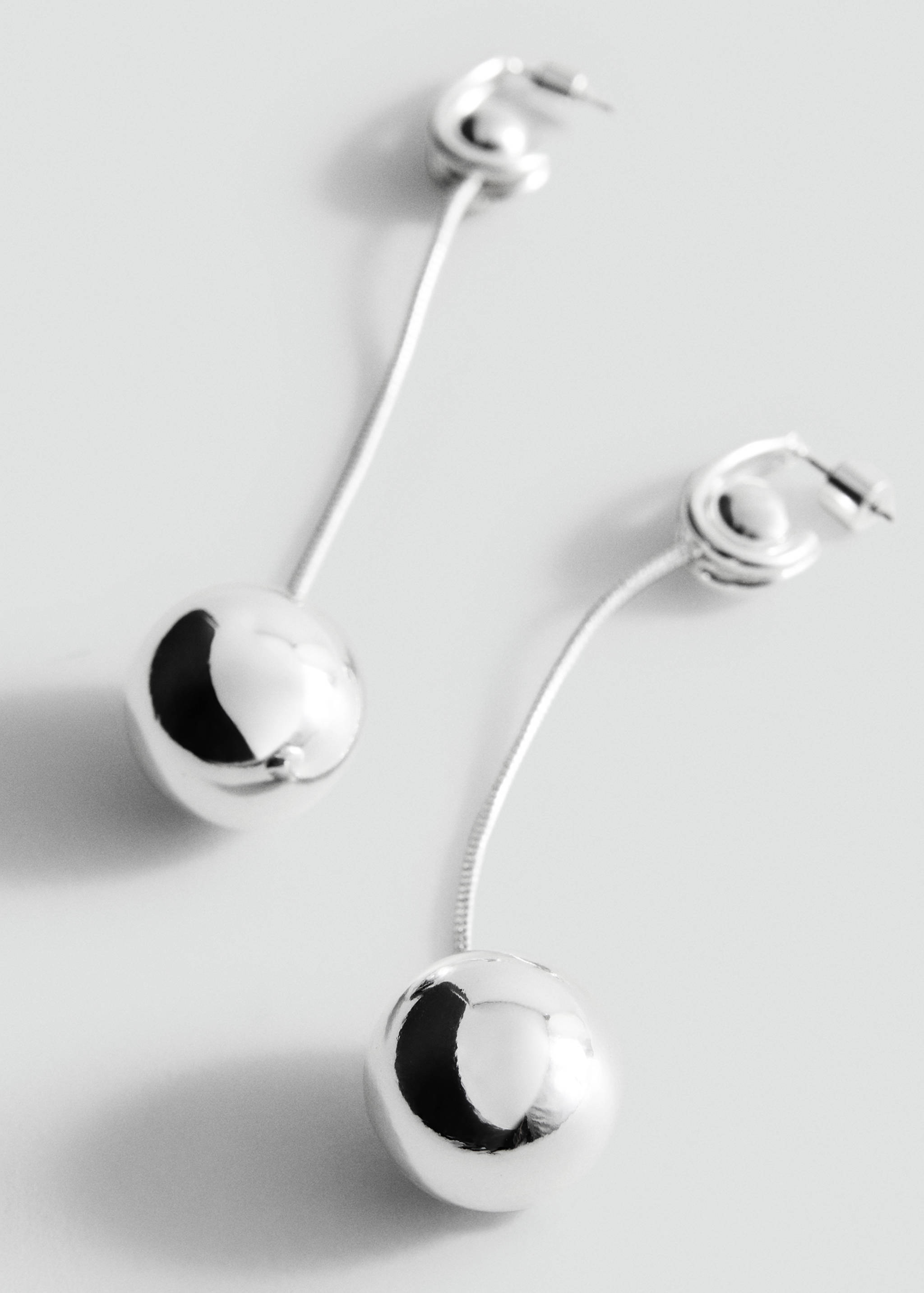 Thread sphere earrings - Medium plane