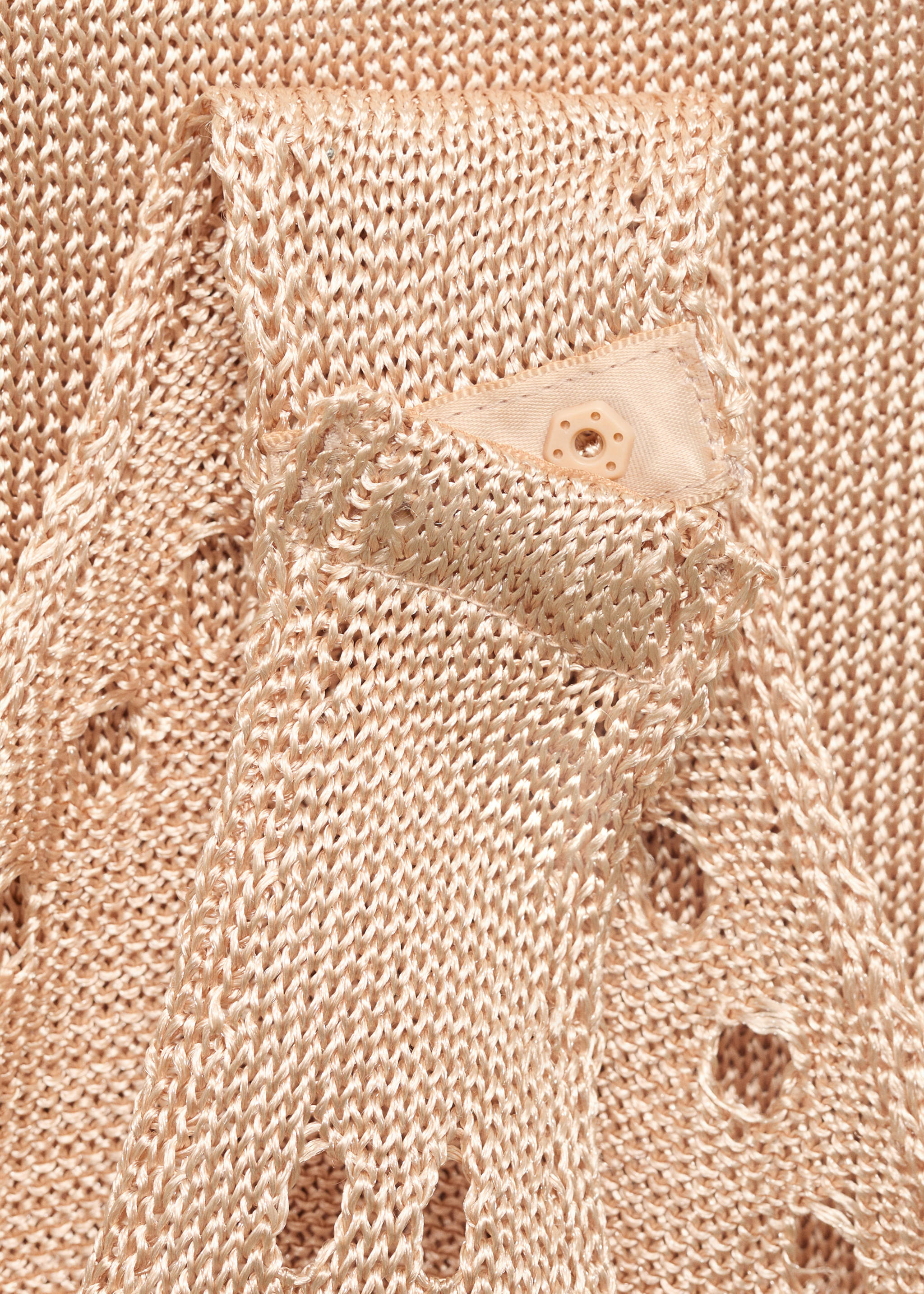 Lurex-Body mit durchbrochenen Details - Detail des Artikels 0