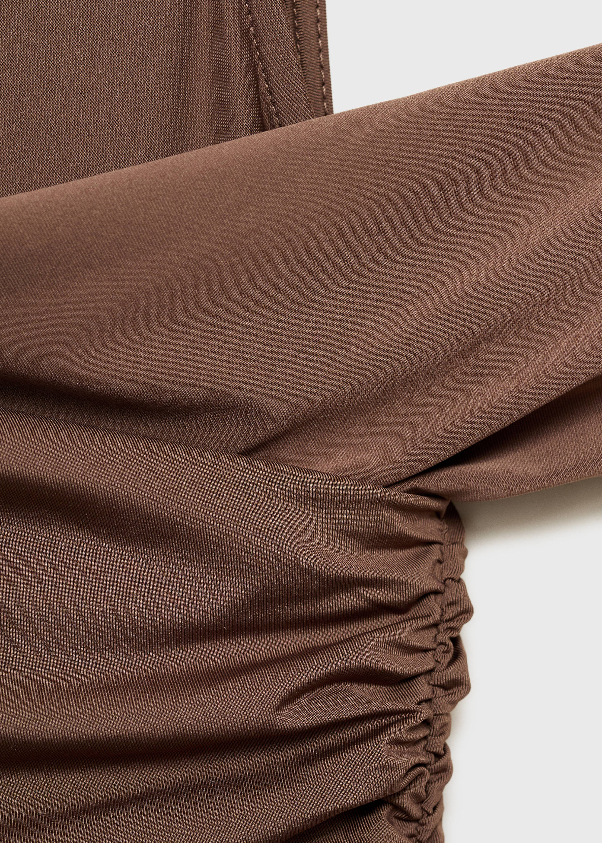 Draped dress with asymmetrical straps - Details of the article 8