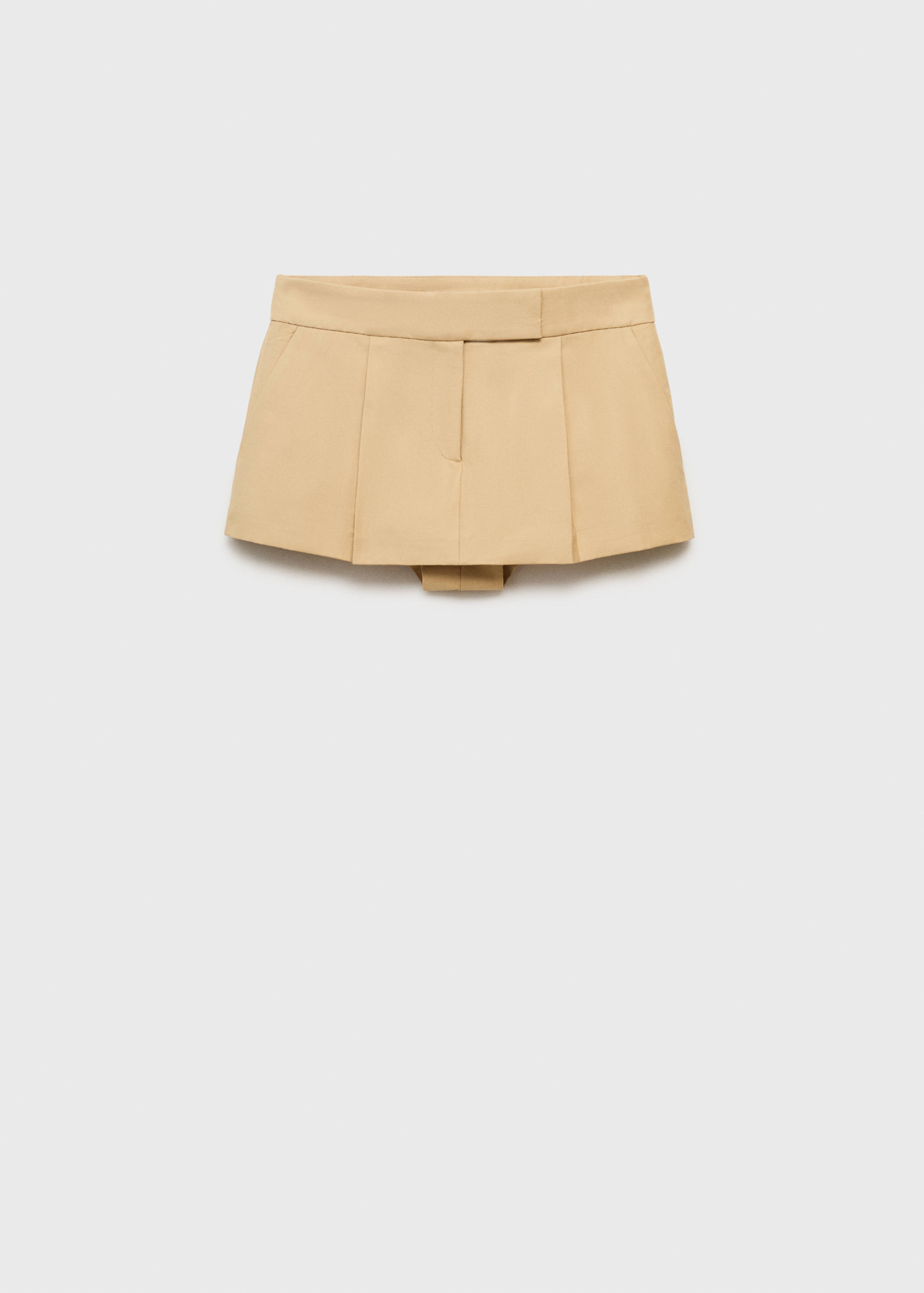Mini-skirt with pleats - Article without model