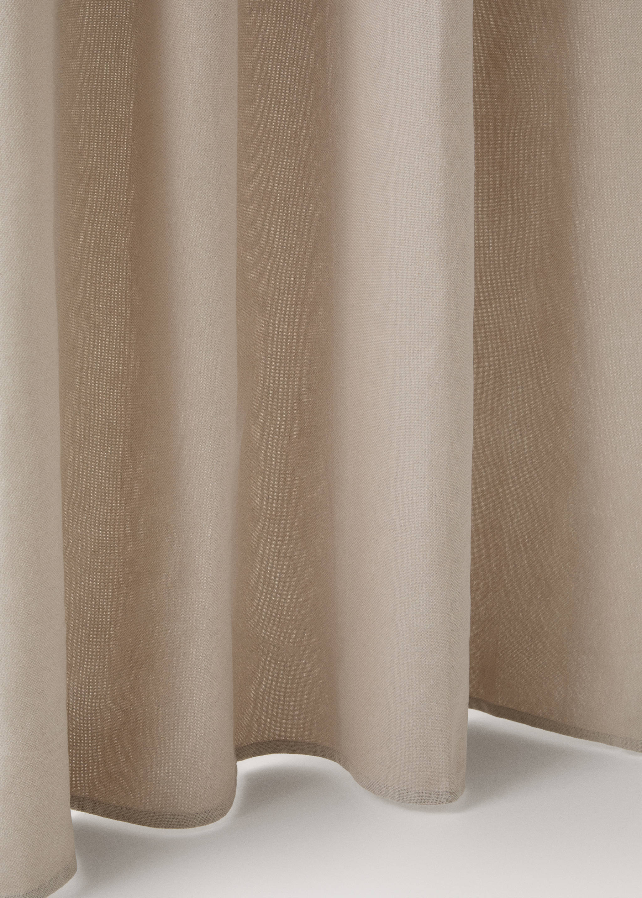 Cotton canvas design high-opacity curtain - Details of the article 3