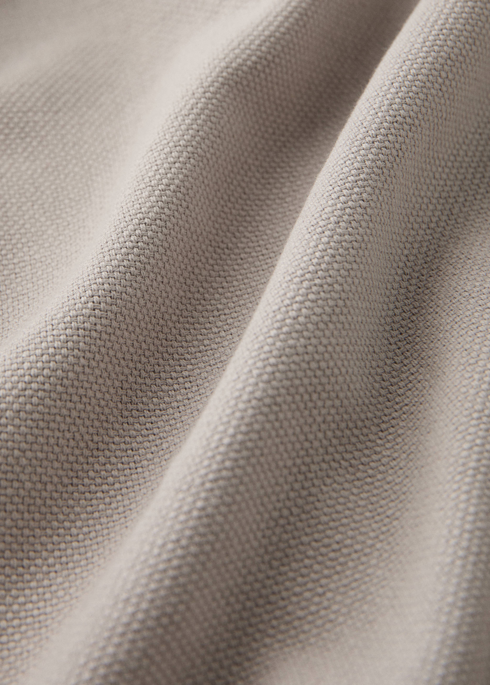 Cotton canvas design high-opacity curtain - Details of the article 1