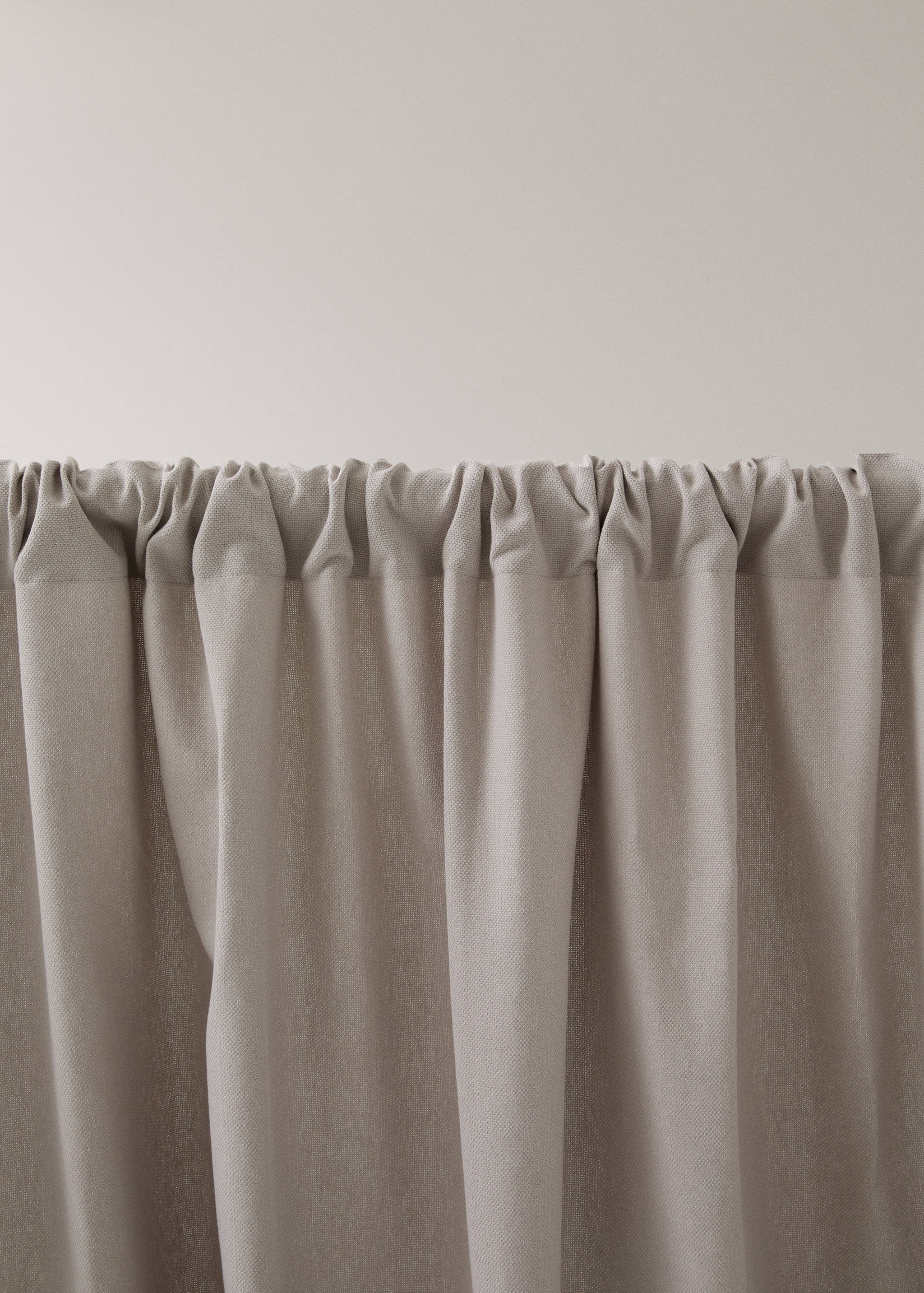 Cotton canvas design high-opacity curtain - Details of the article 2