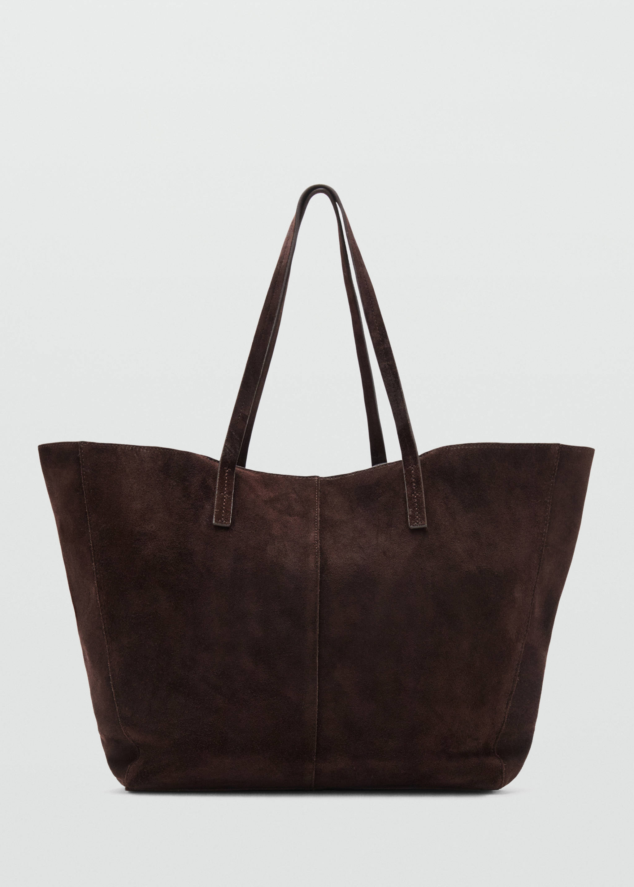 Suede shopper bag - Article without model