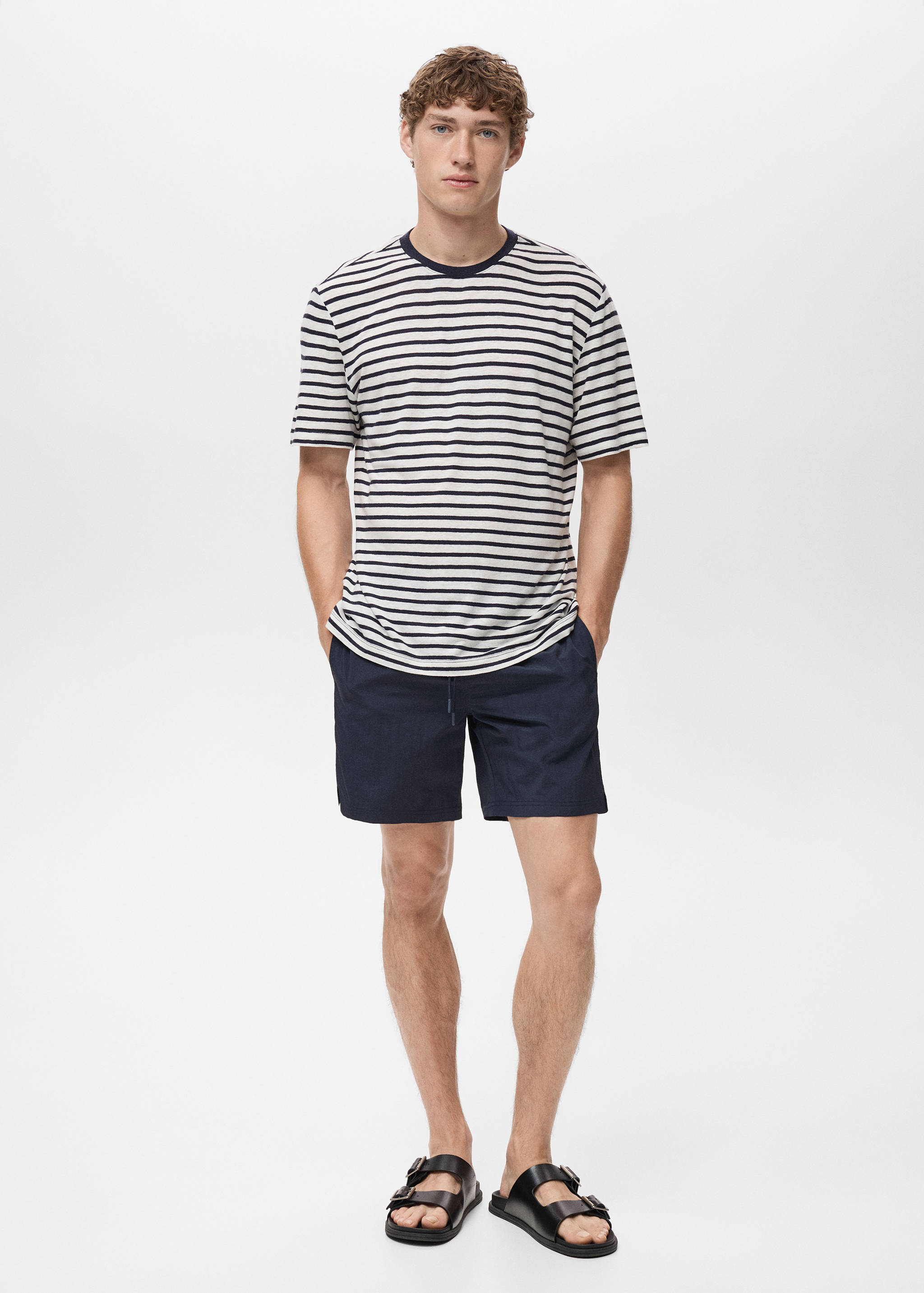 Pakaian renang kerutan basic - Tampilan Umum