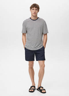 Basic drawstring swimsuit — Dark Navy 2