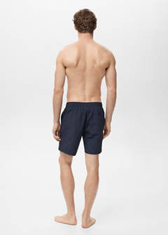 Basic drawstring swimsuit — Dark Navy 3