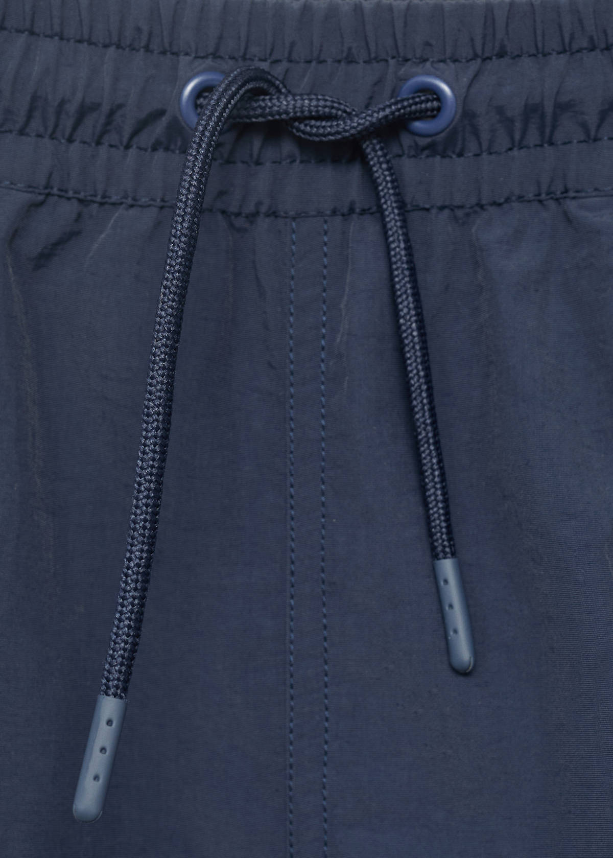 Basic drawstring swimsuit — Dark Navy