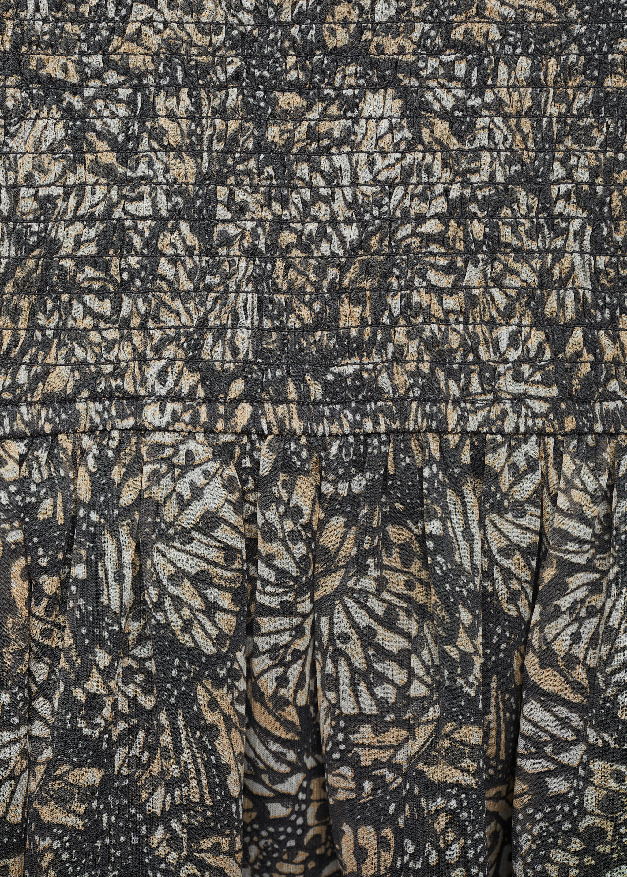 Asymmetrical printed skirt - Details of the article 8