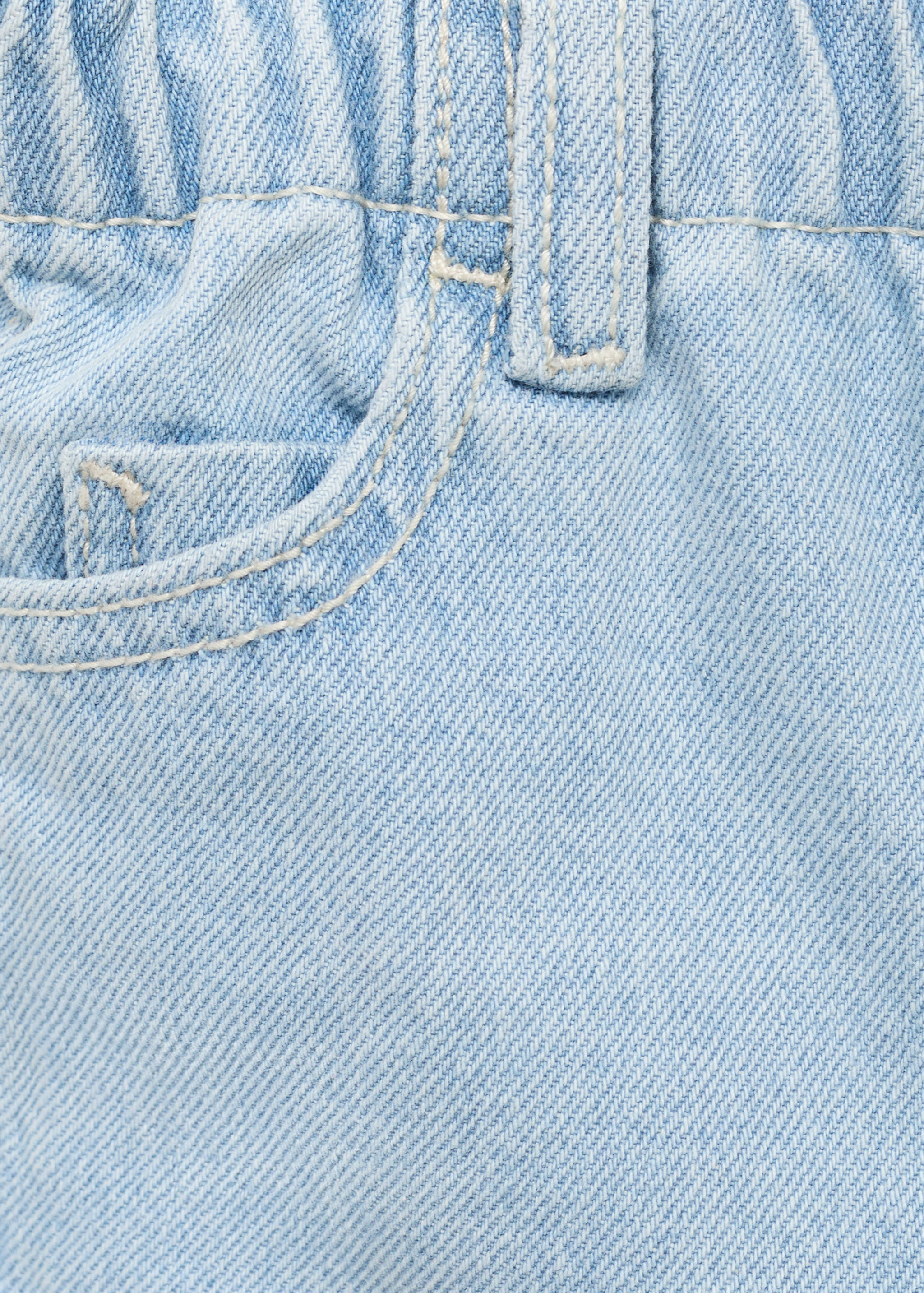 Paper bag jeans with buttons - Details of the article 0