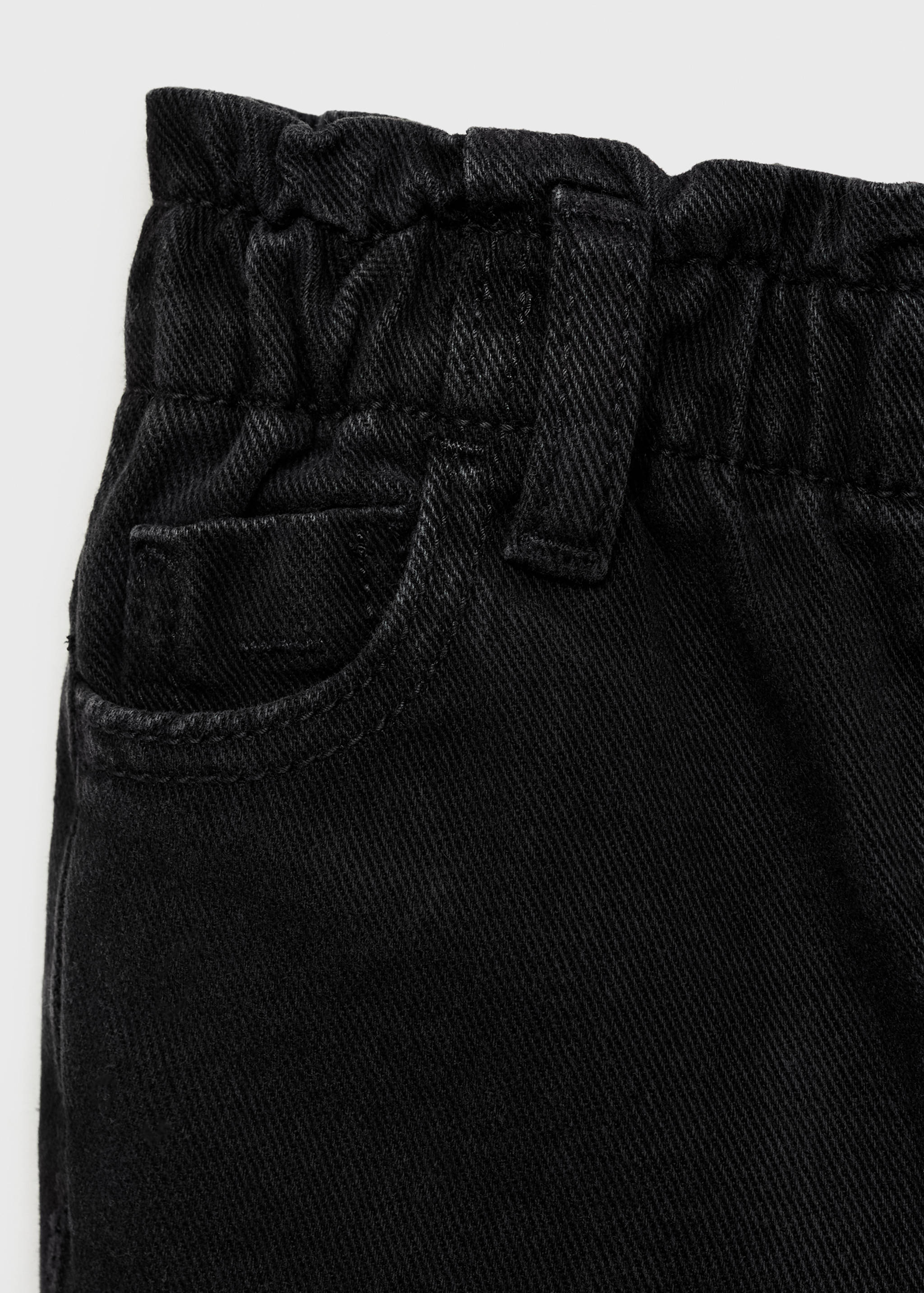 Paper bag jeans with buttons - Details of the article 0
