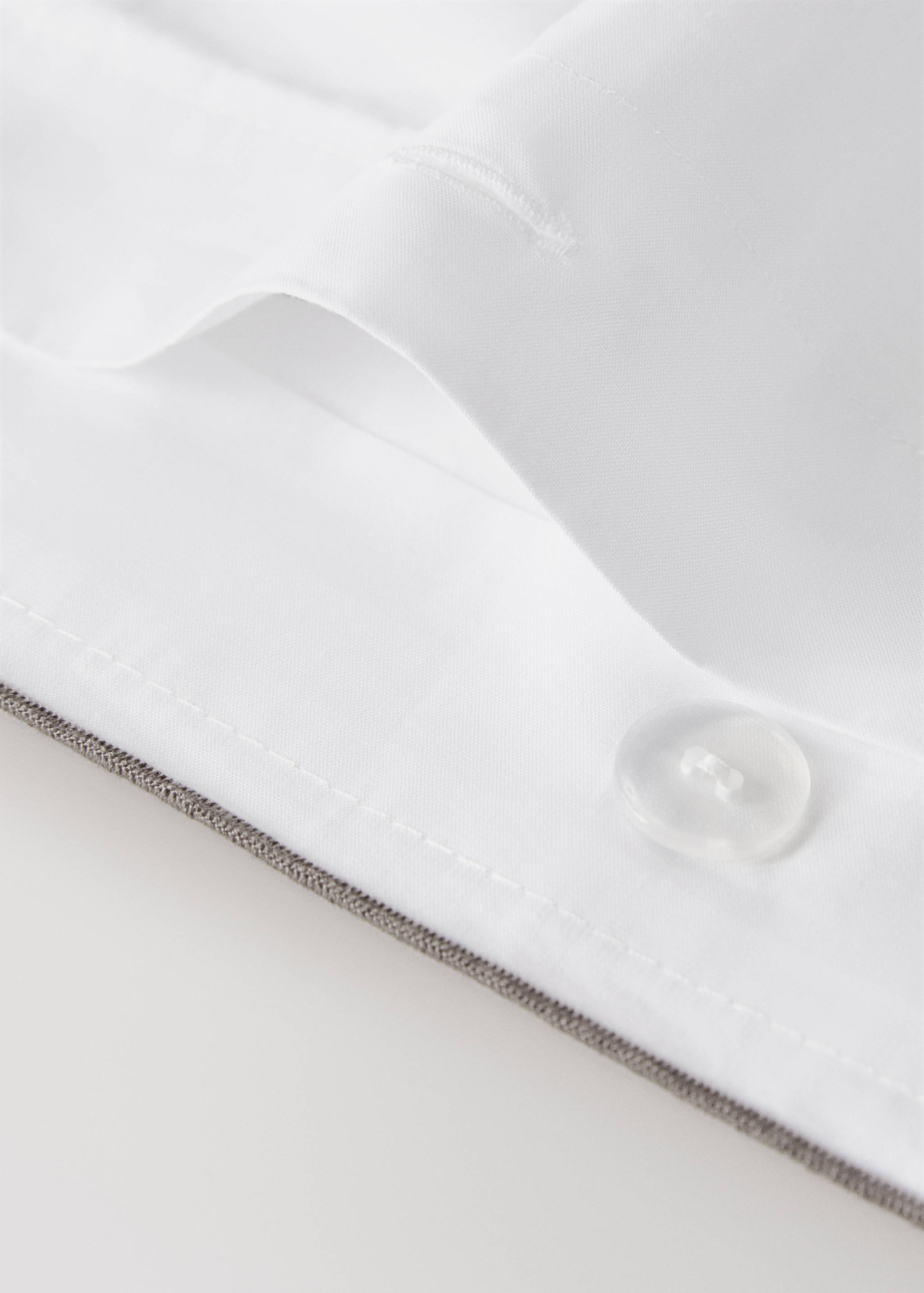 Housse de couette percale de coton 200 fils lit 90 cm - Détail de l'article 1