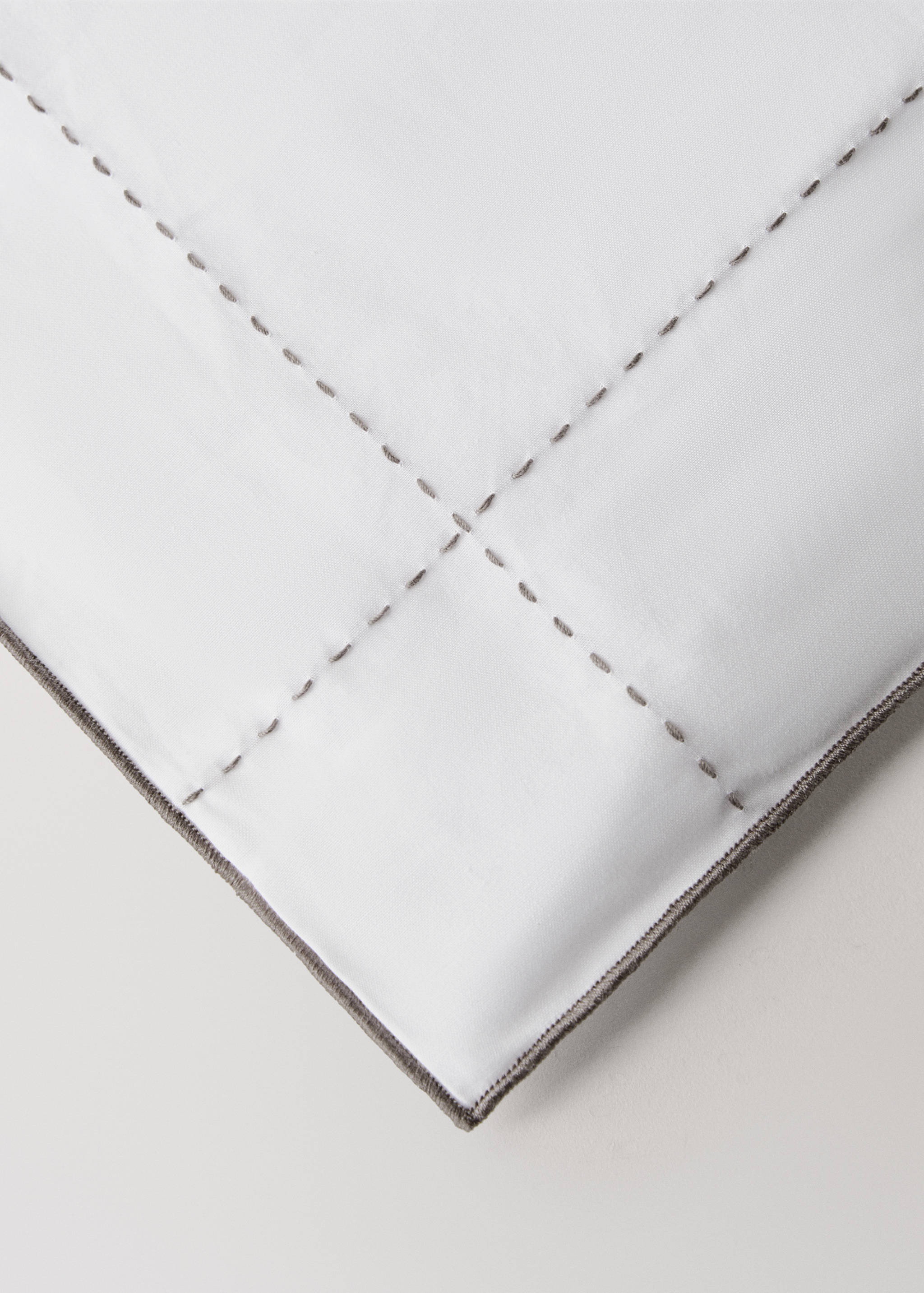 Housse de couette percale de coton 200 fils lit 90 cm - Détail de l'article 3