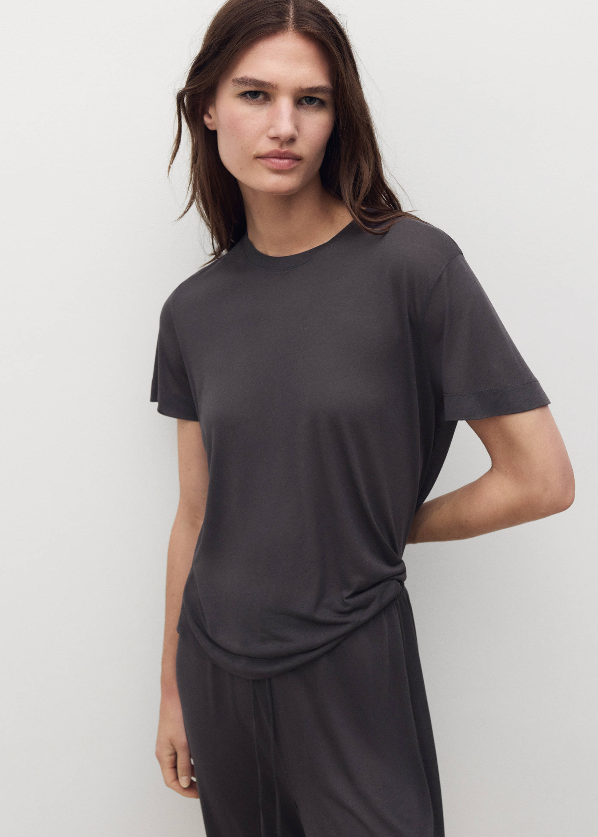 Micro-modal pajama pants - Details of the article 1