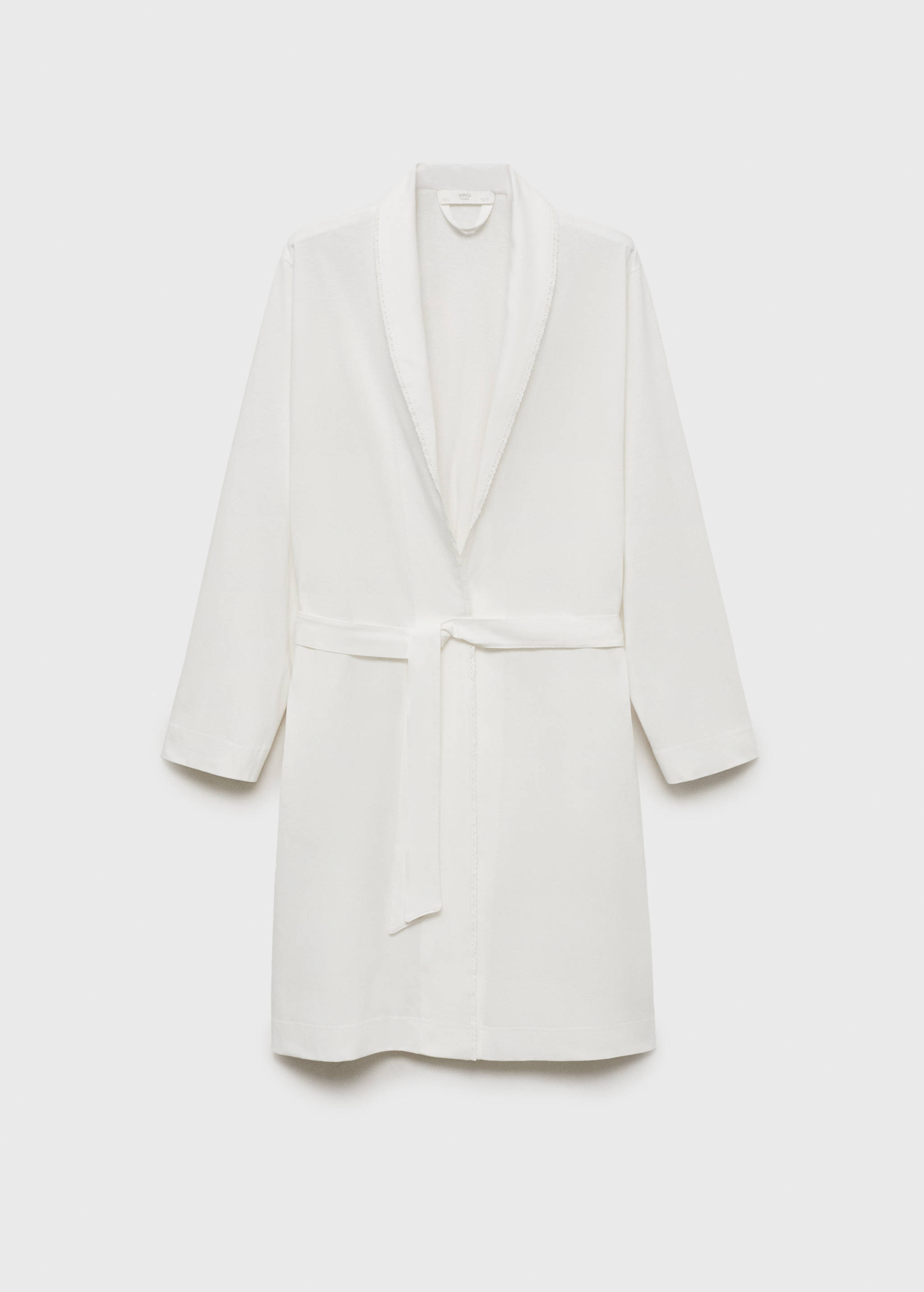 Déshabillé coton détail brodé - Article sans modèle