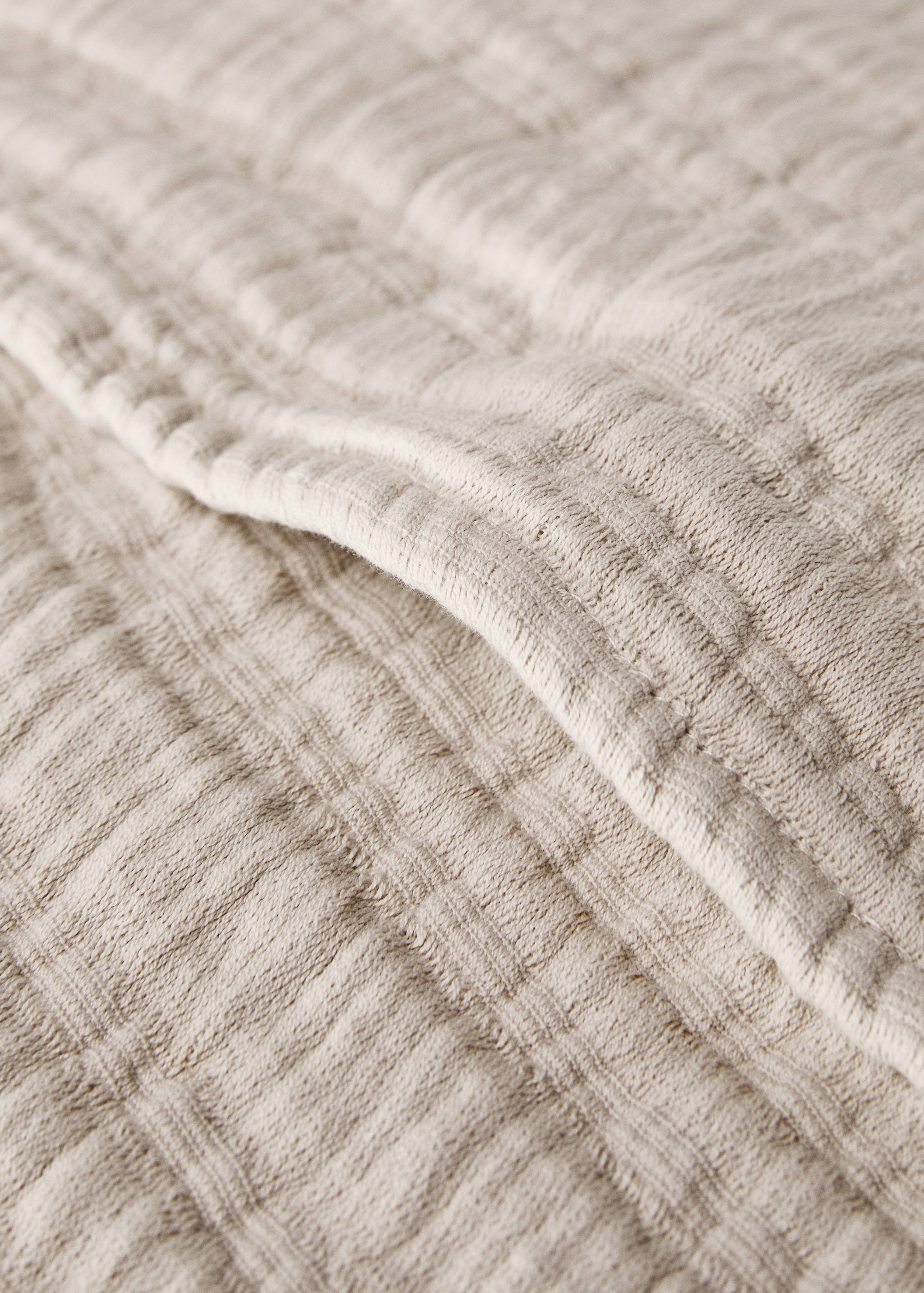 Randigt kuddfodral i bomullsjacquard 50x50 cm - Detaljer om artikeln 2