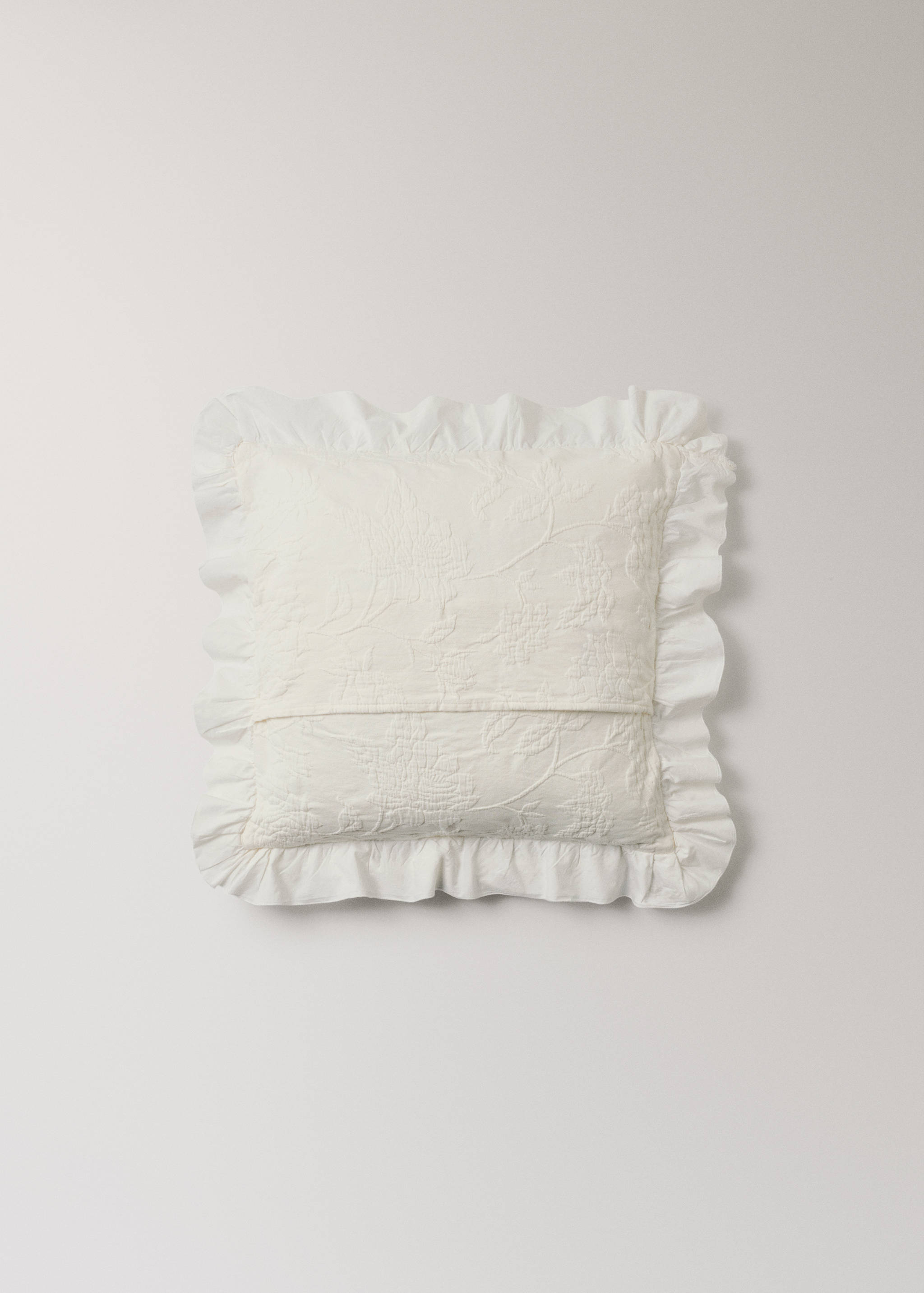 Калъфка за възглавница от жакард с волан и дантела 50x50 см - Данни за артикула 1