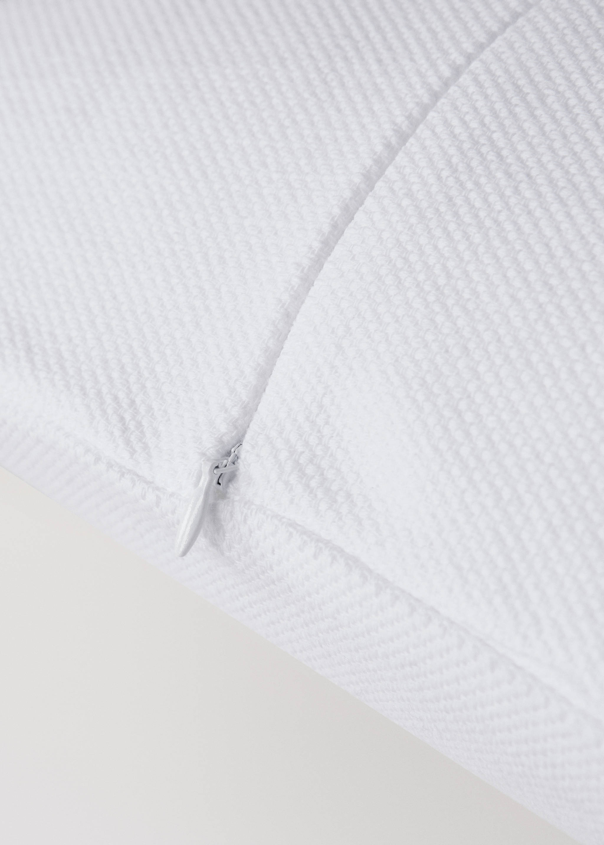 Cotton bed pillowcase with hem finish 50x50 cm - Details of the article 4