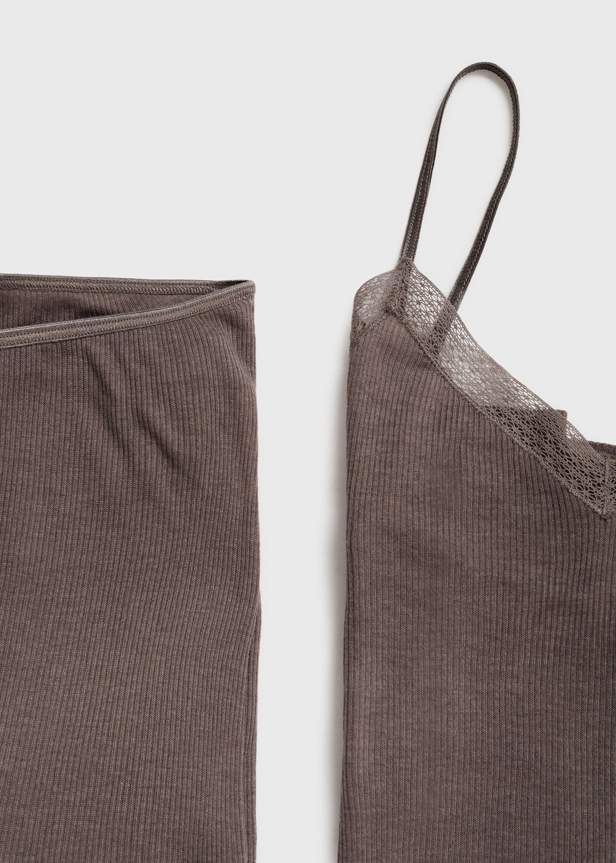 Ribbad pyjamastopp - Detaljer om artikeln 0