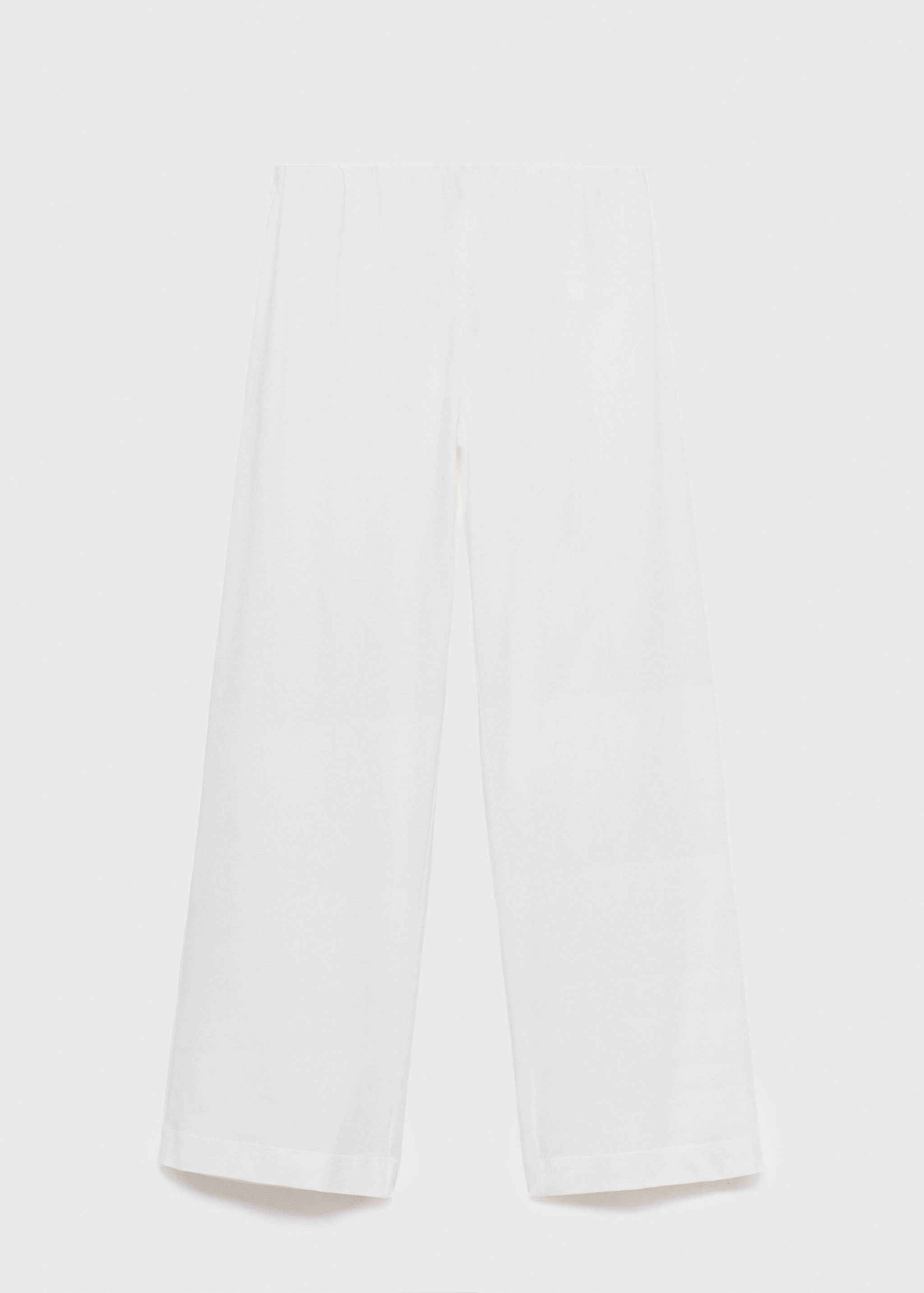 Fluid cotton pyjama bottoms - Article without model