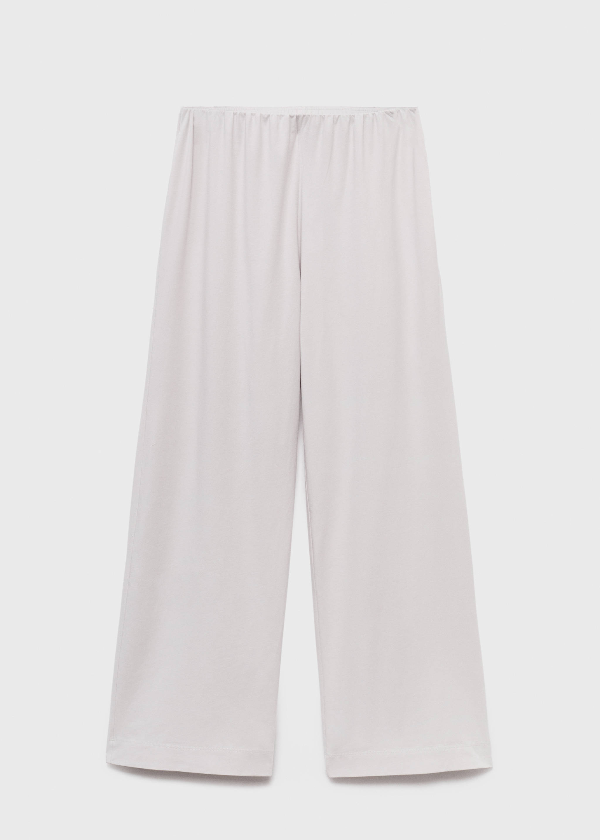 Fluid cotton pyjama bottoms - Article without model